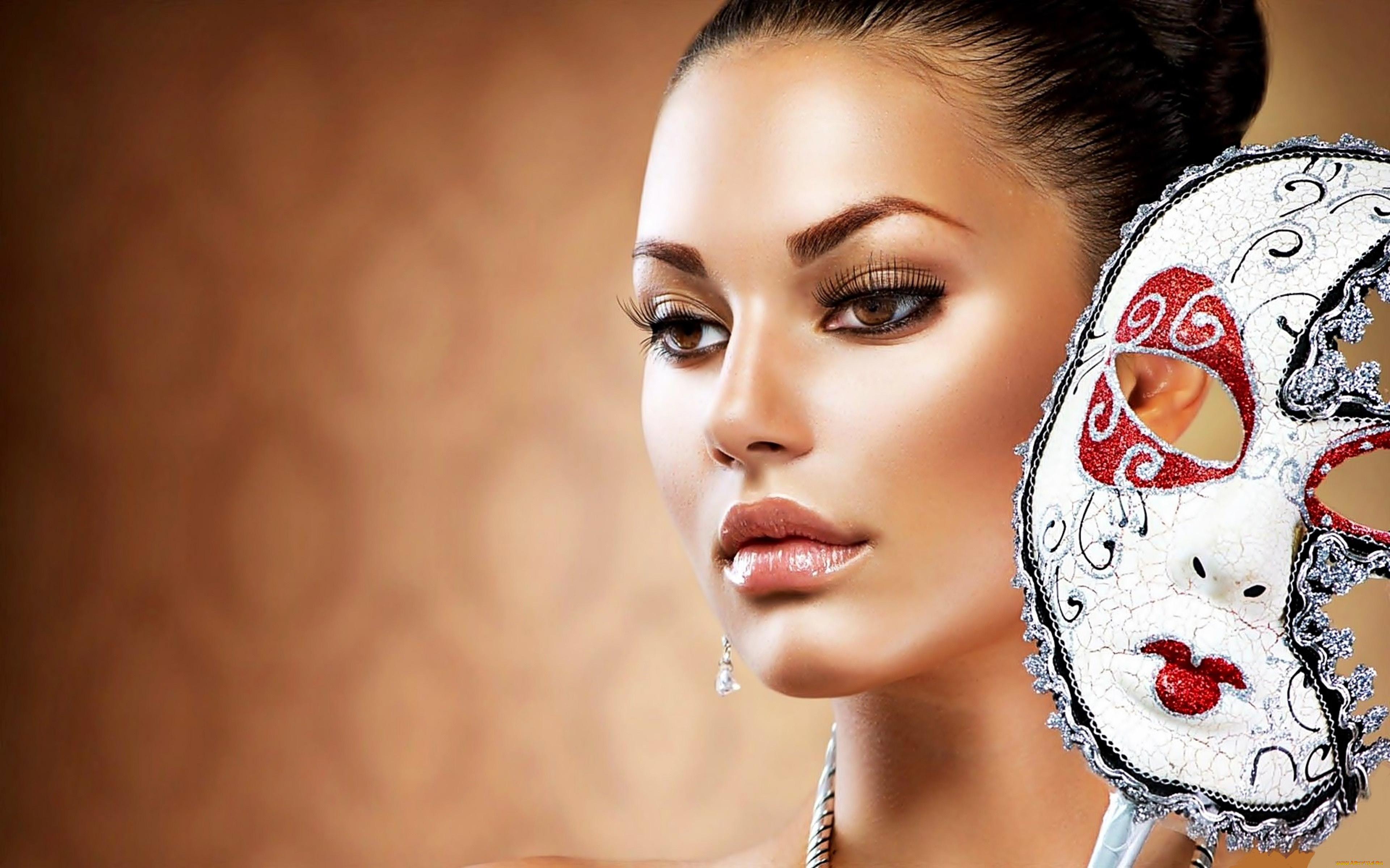 девушки, анна, субботина, маска