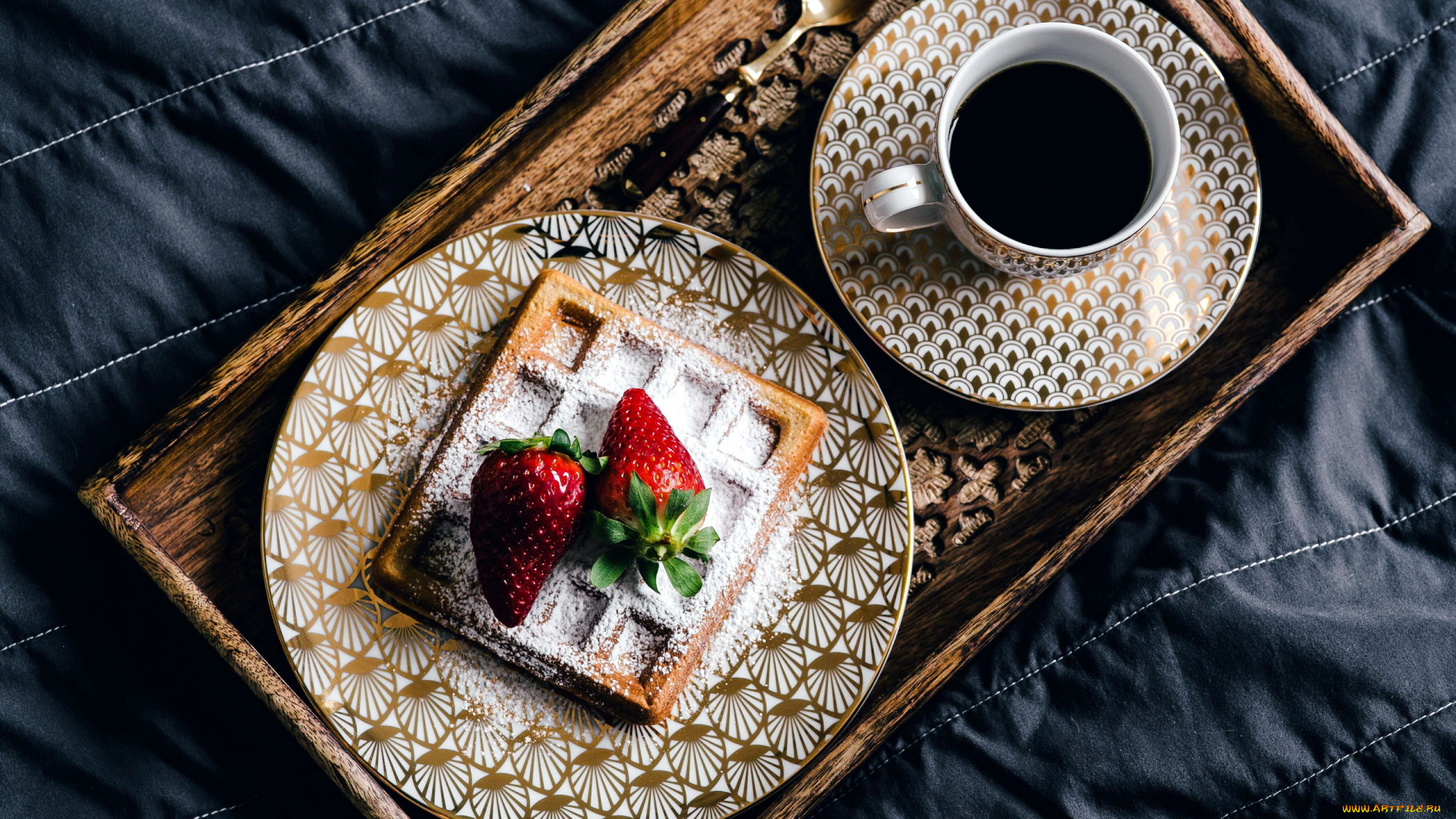 еда, блины, , оладьи, кофе, вафля, клубника