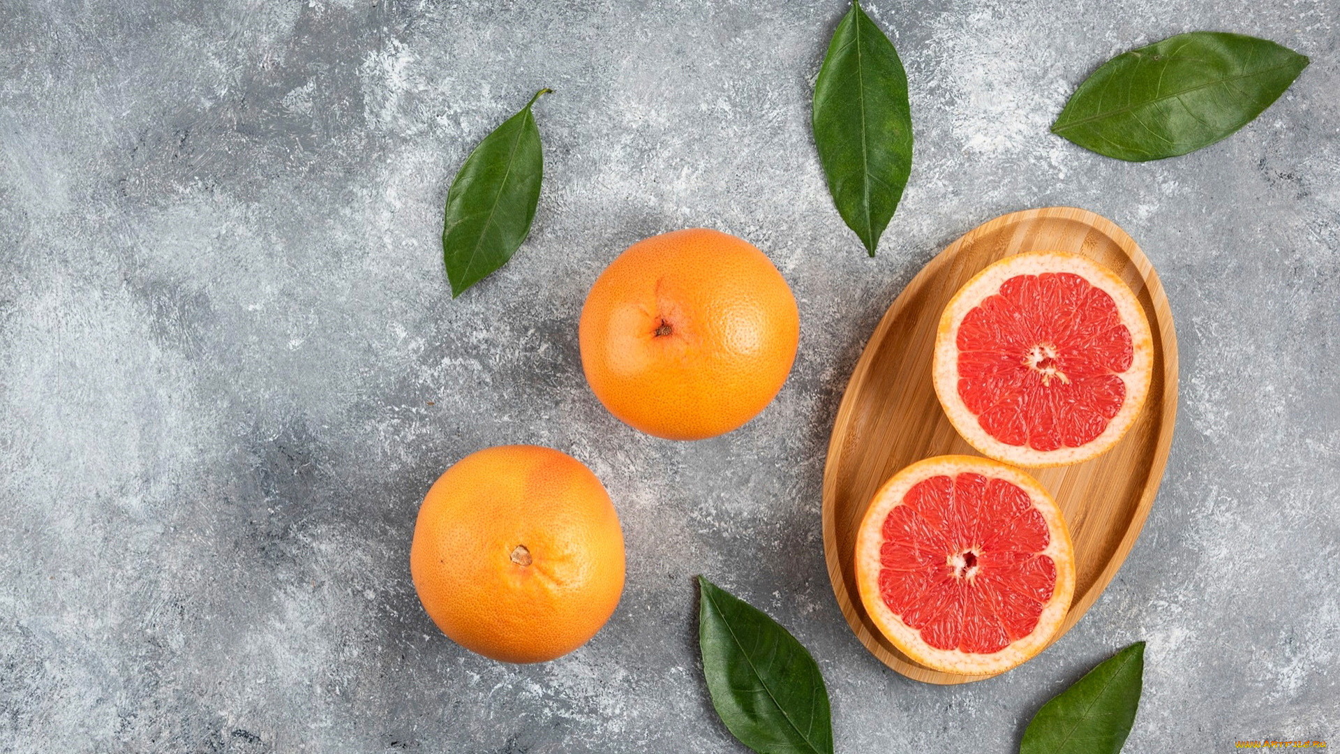 еда, цитрусы, мандарин, грейпфрут