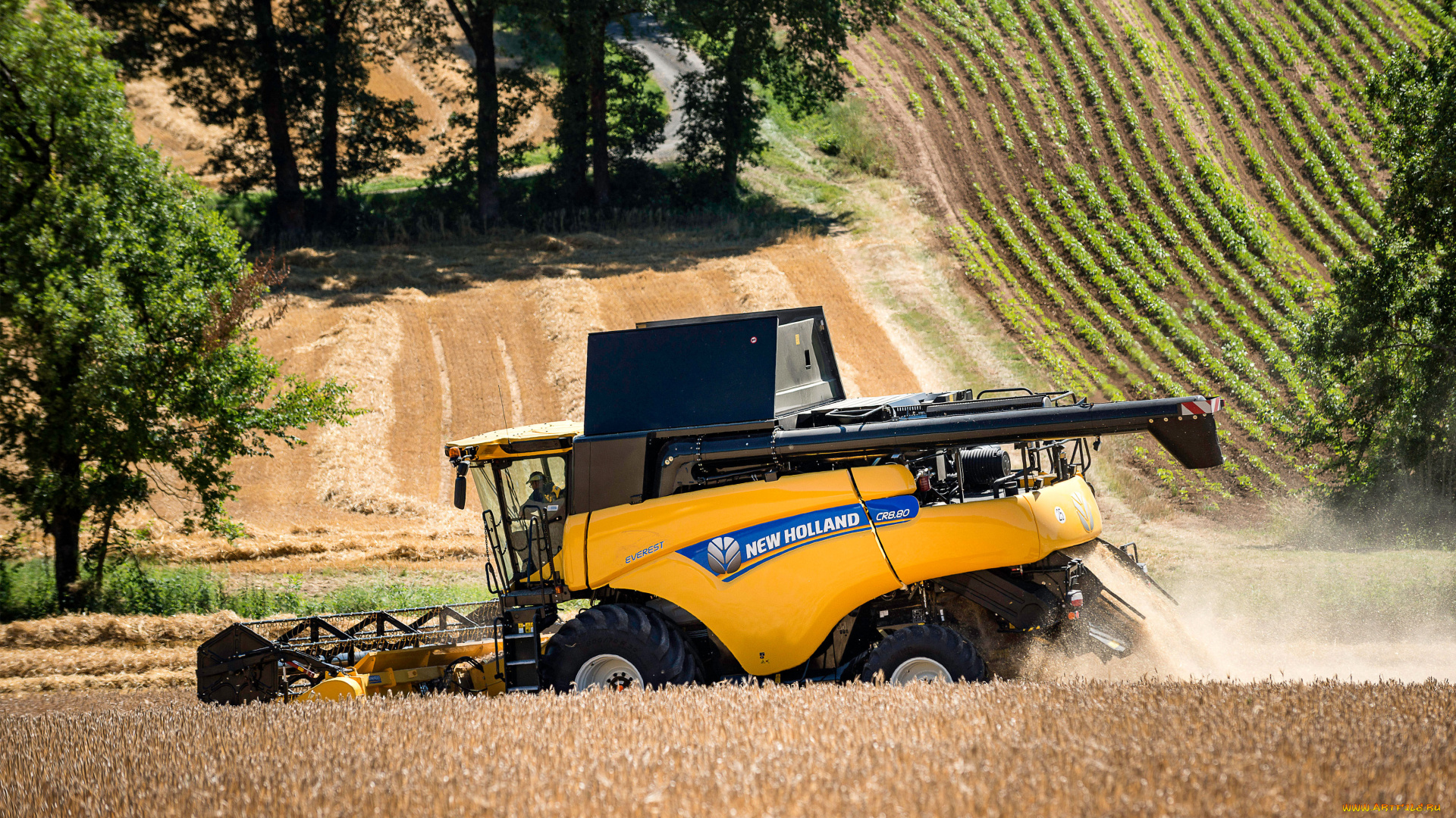 техника, комбайны, newholland