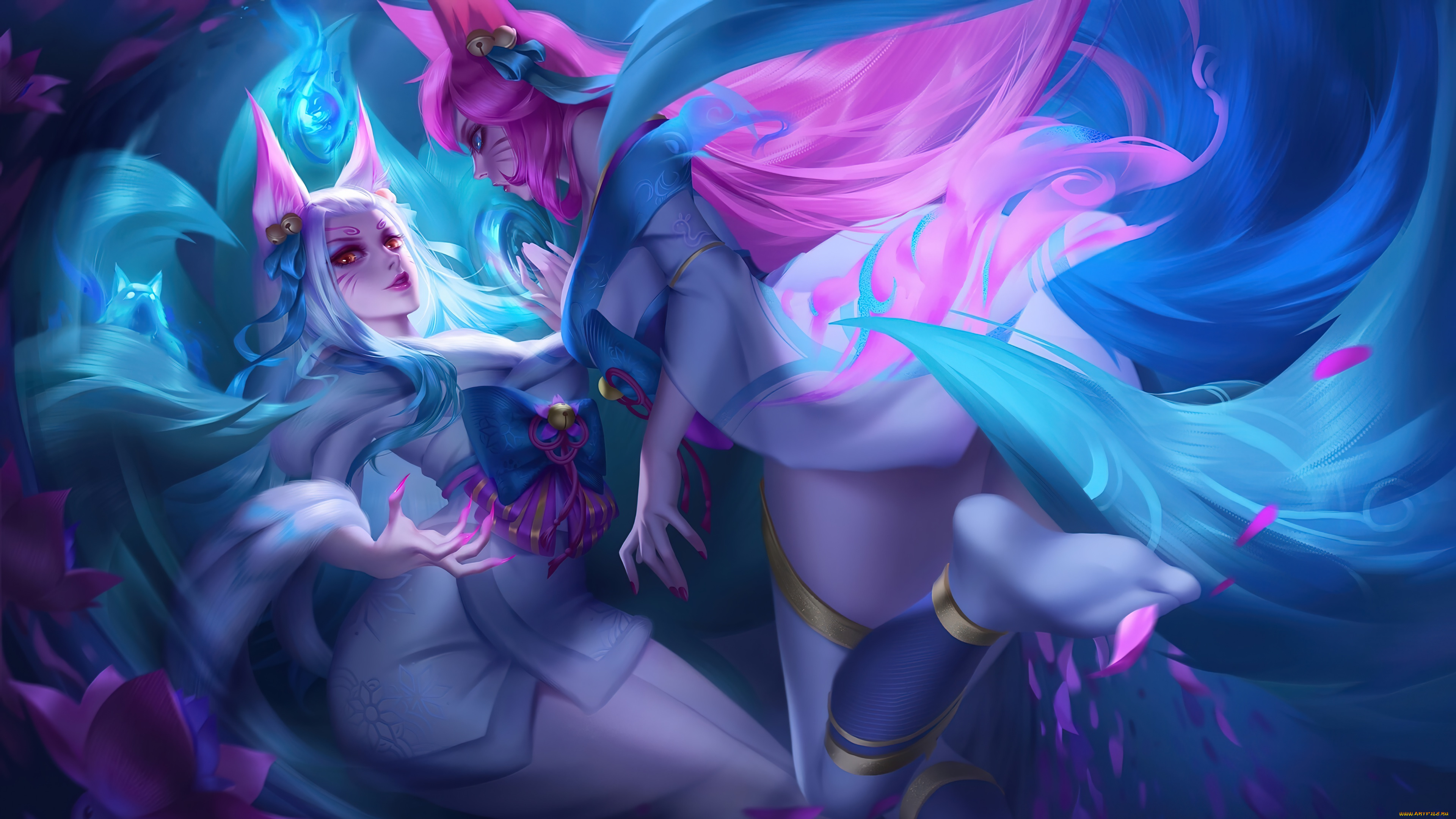 видео, игры, league, of, legends, магия, игра, красота, game, character, персонаж, league, of, legends, ahri, lol, лига, легенд, лол, ари, девятихвостая, лиса, spirit, blossom, дух, цветения