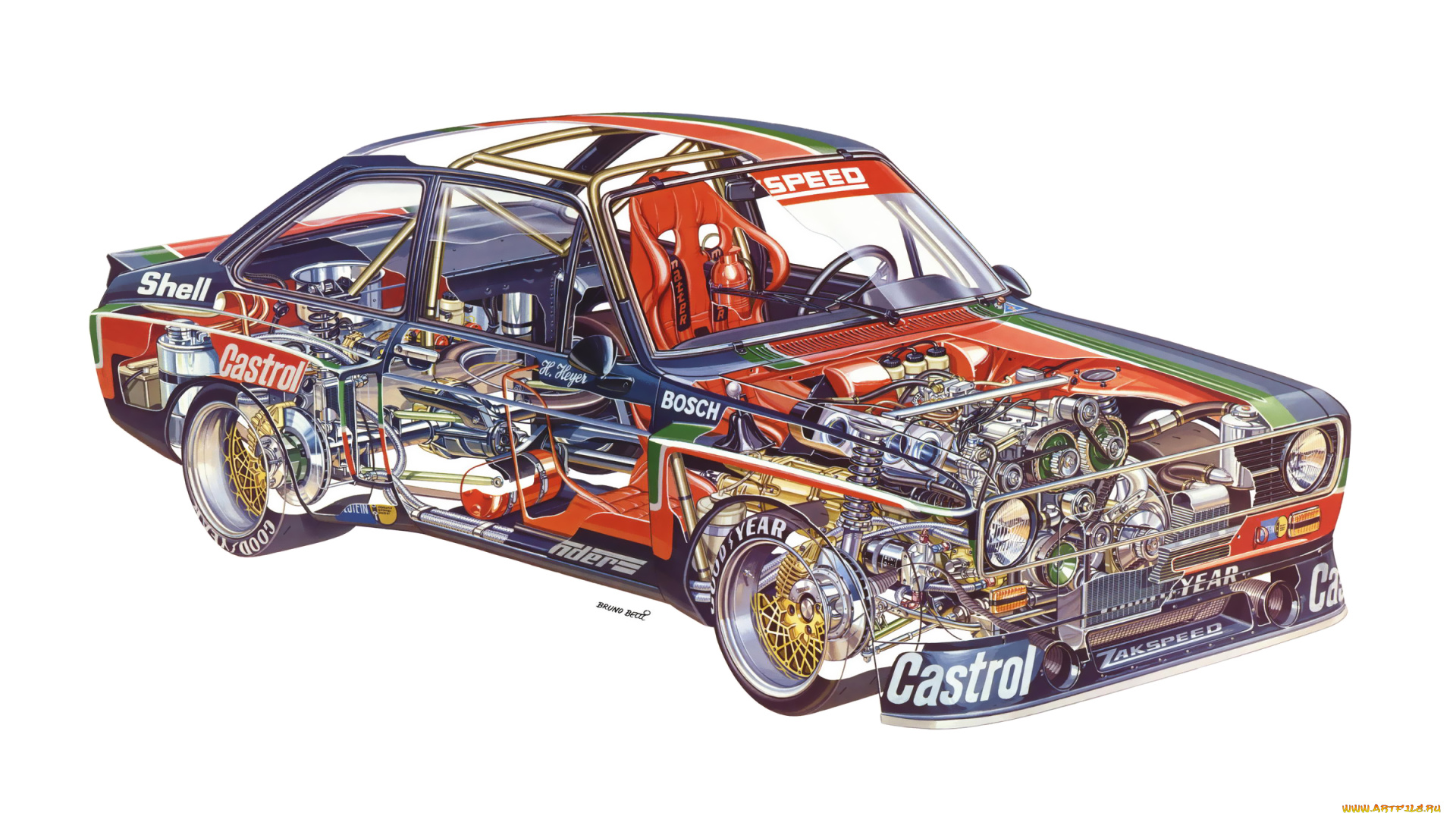 автомобили, рентген, ford