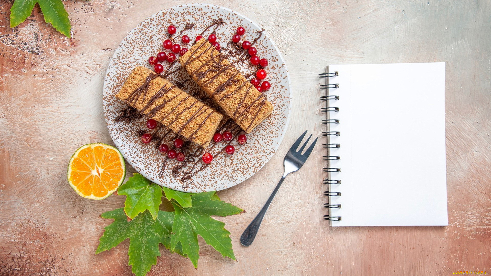 еда, пирожные, , кексы, , печенье, блокнот, ягоды, апельсин