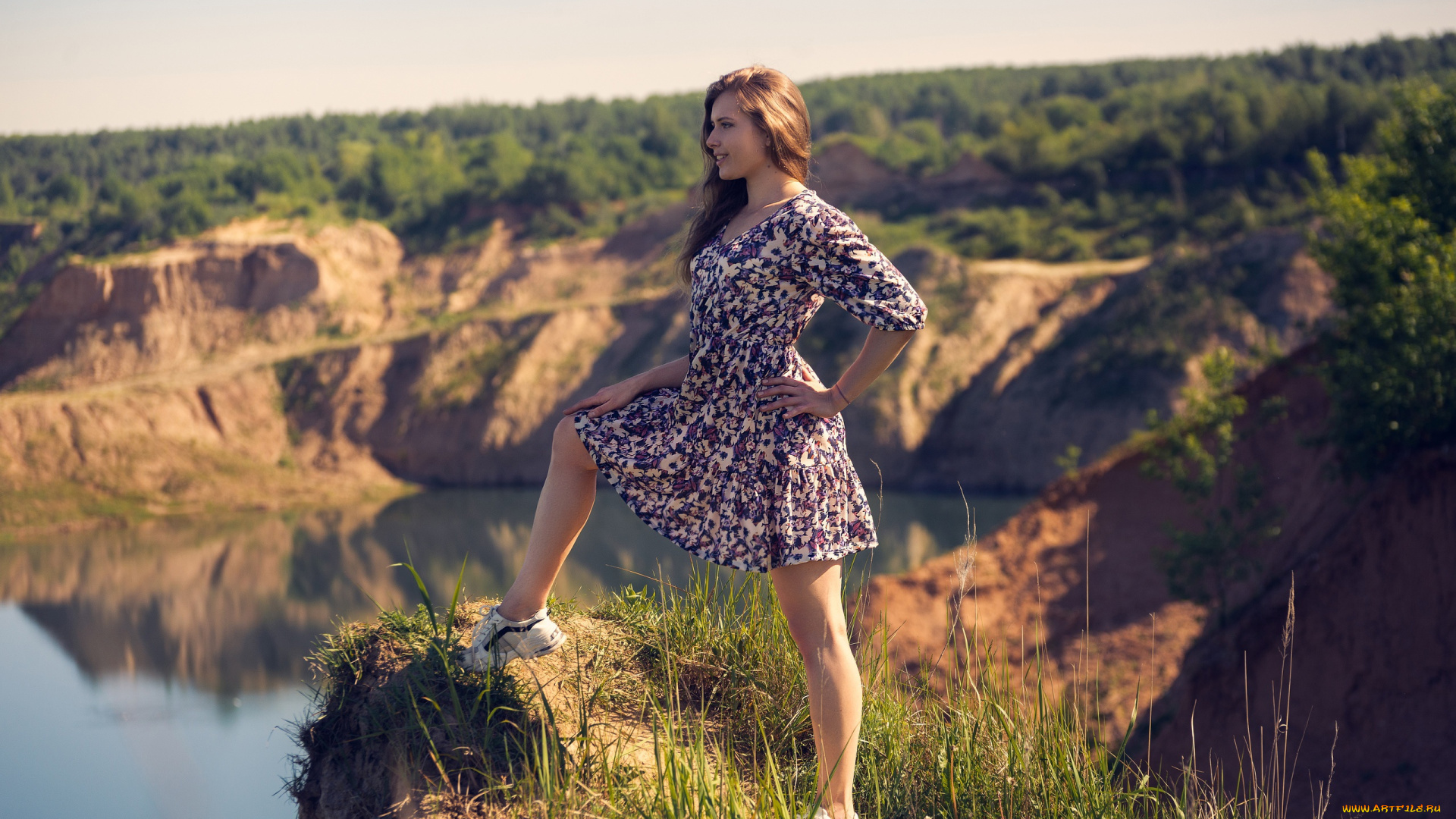 девушки, -, брюнетки, , шатенки, девушка, позирует