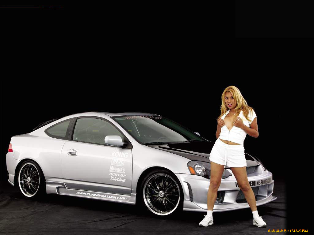 автомобили, авто, девушками