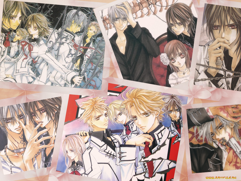 аниме, vampire, knight