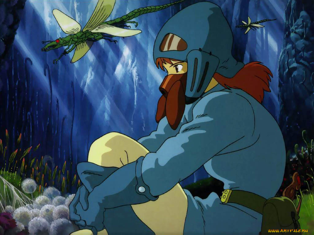 аниме, nausicaa, of, the, valley, wind