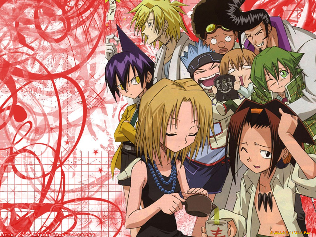 аниме, shaman, king