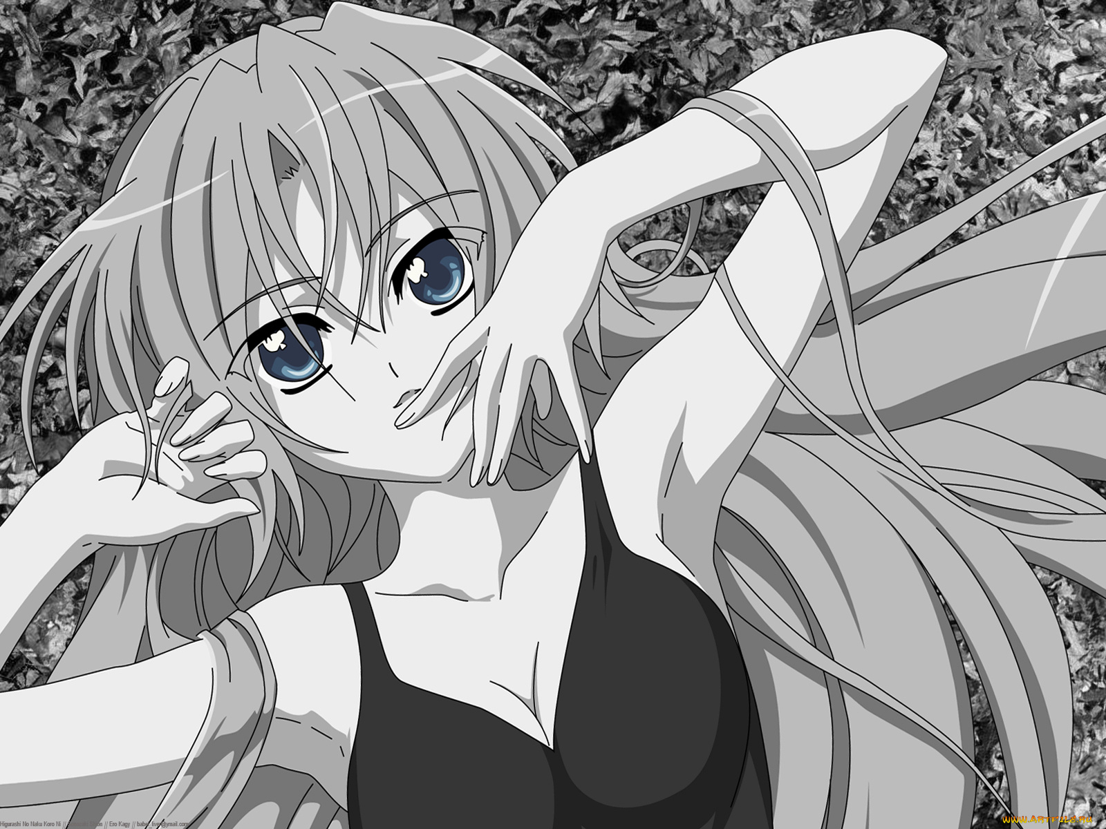 аниме, higurashi, no, naku, koro, ni, sonozaki, shion