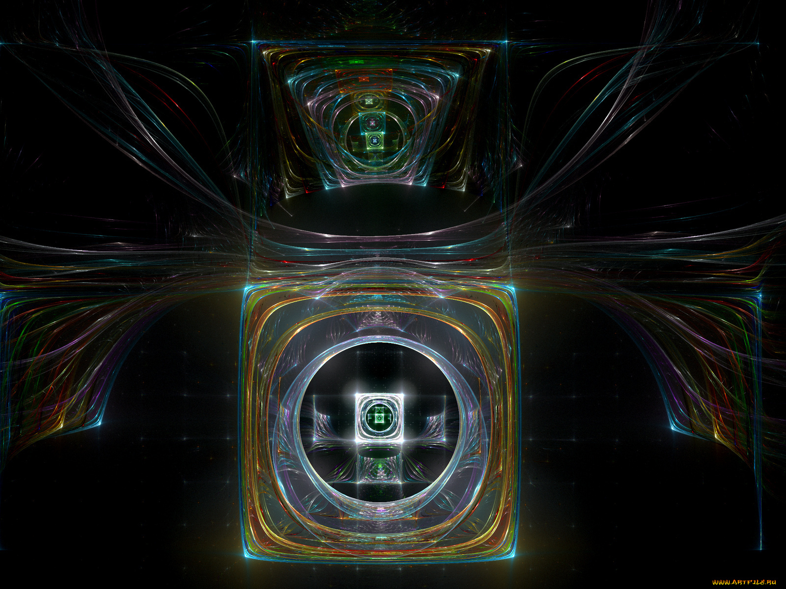 3д, графика, fractal, фракталы, цвета, узор, фон