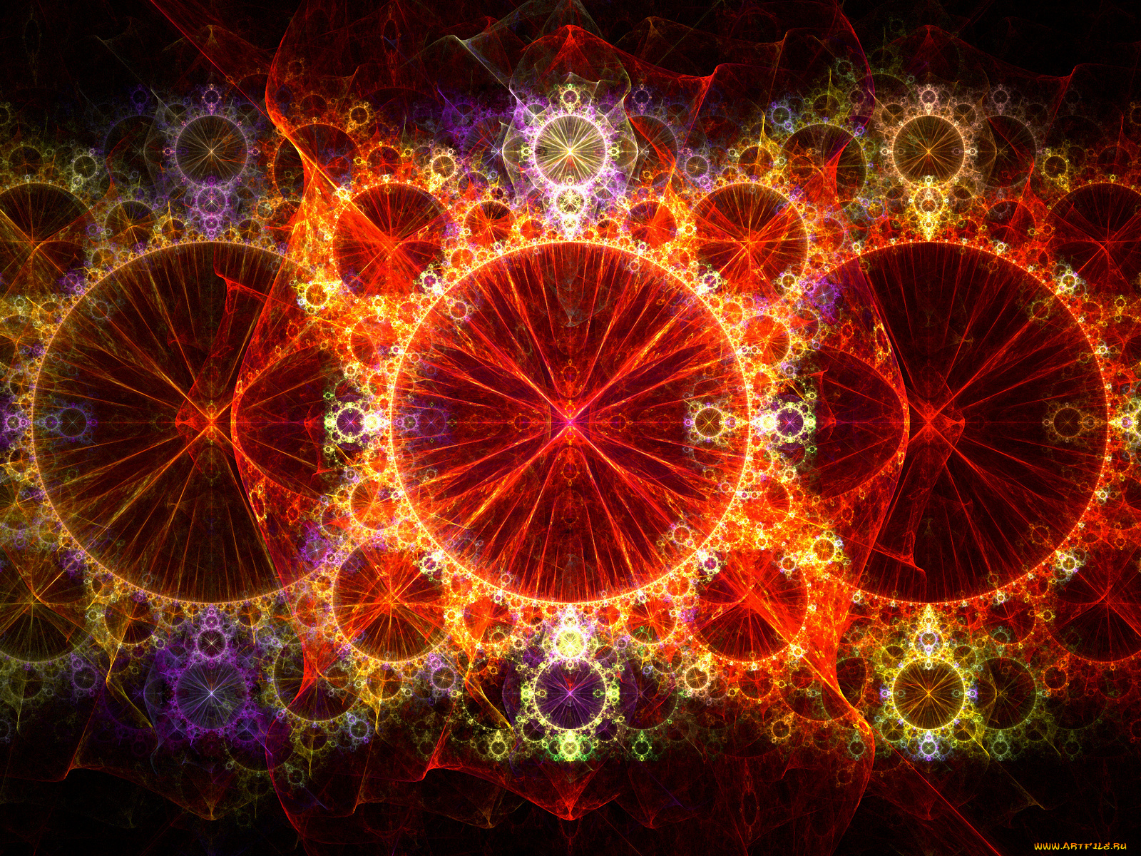 3д, графика, fractal, фракталы, узор, цвета, фон