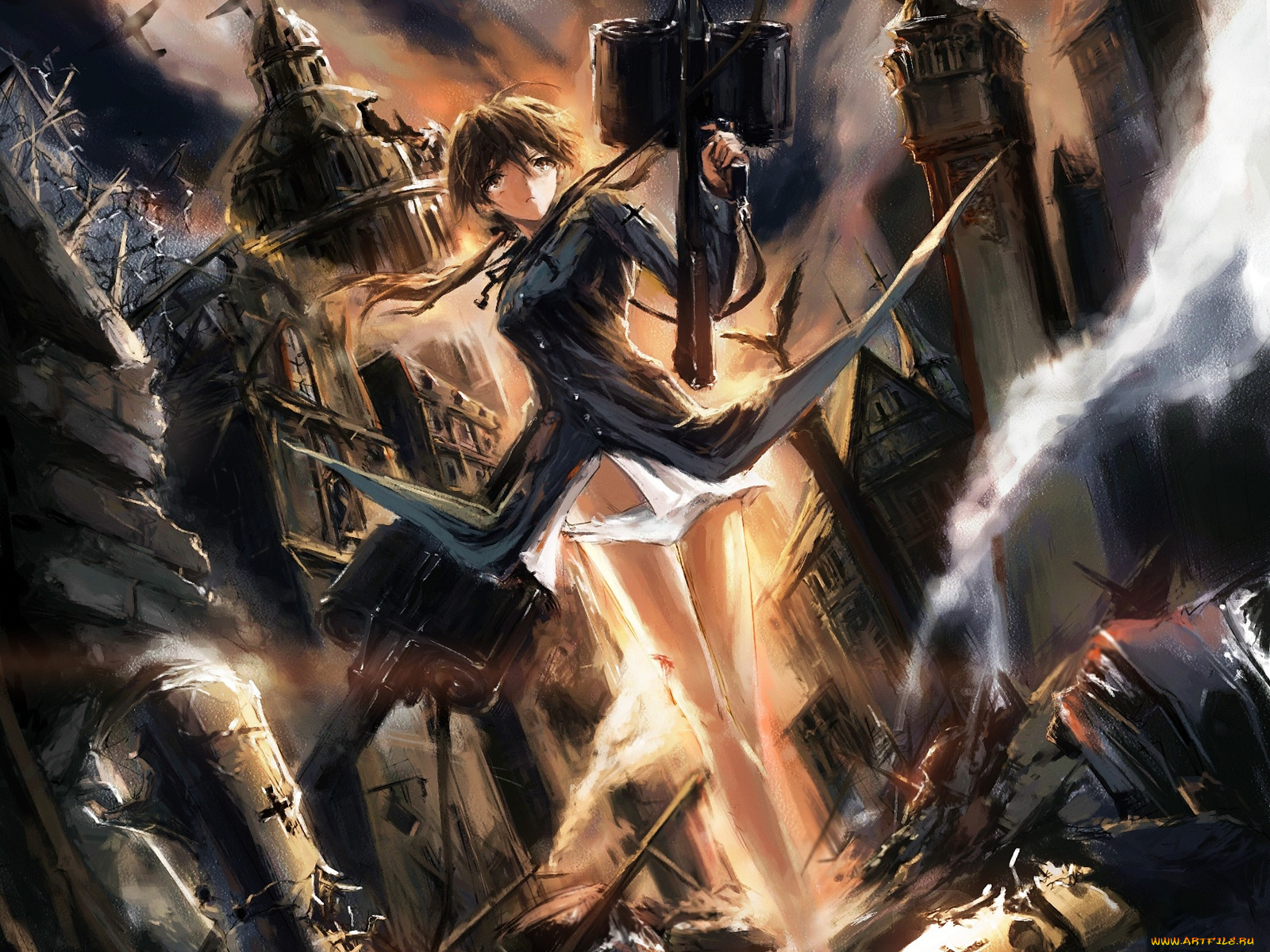 аниме, strike, witches