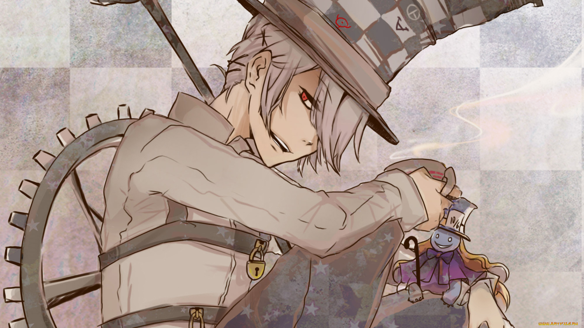 аниме, pandora, hearts, emily, xerxes, break