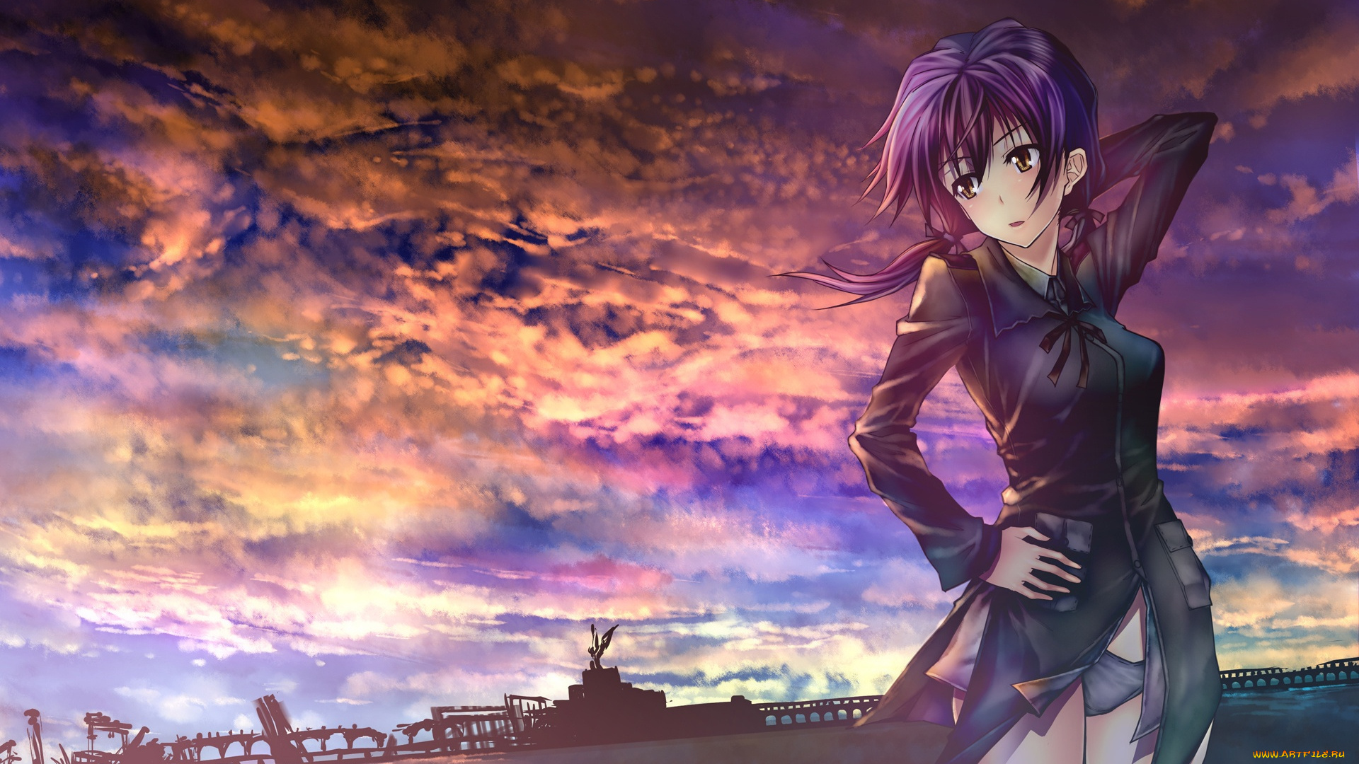 strike, witches, аниме