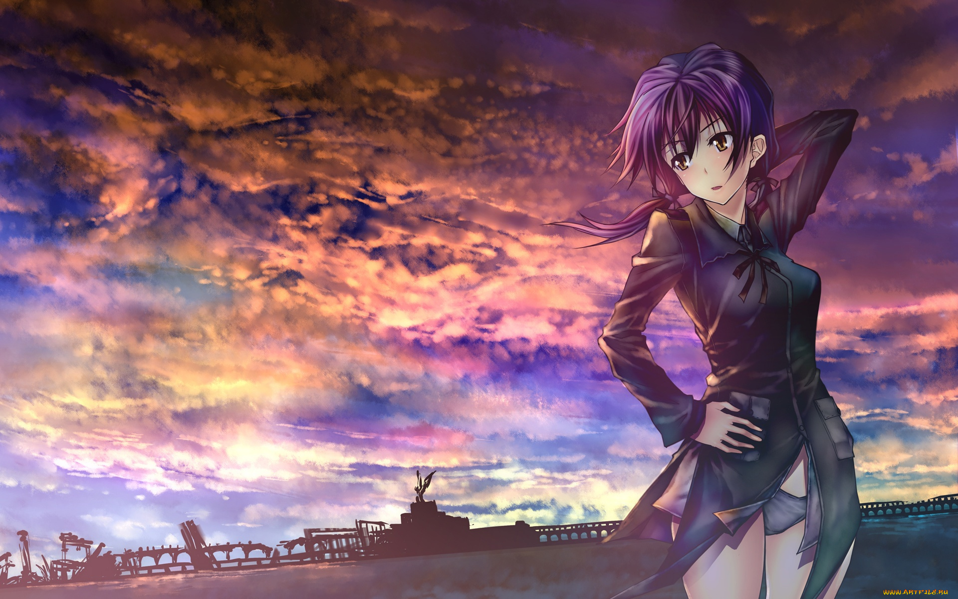 strike, witches, аниме