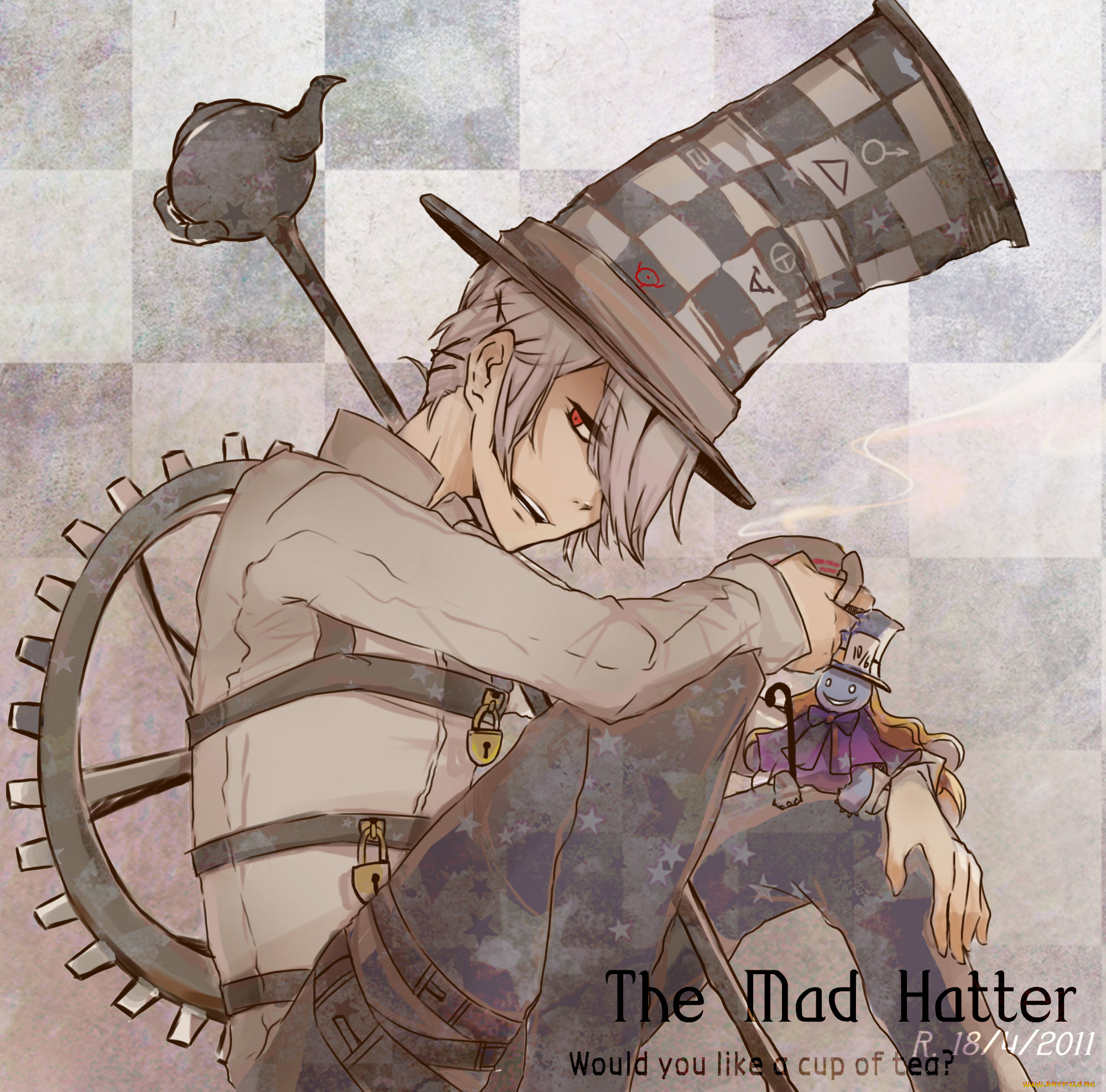 аниме, pandora, hearts, emily, xerxes, break