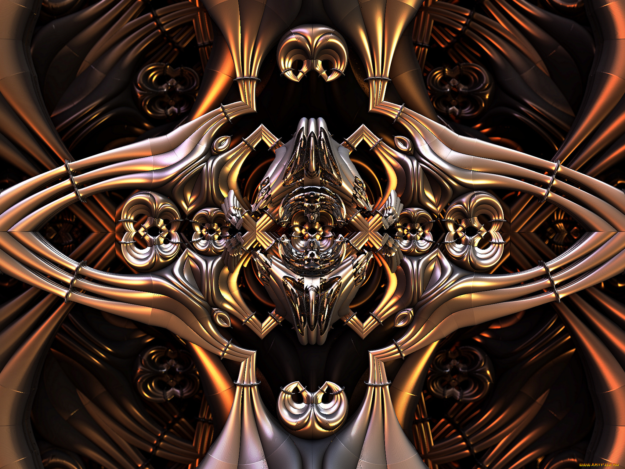 3д, графика, fractal, фракталы, фон, цвета, узор