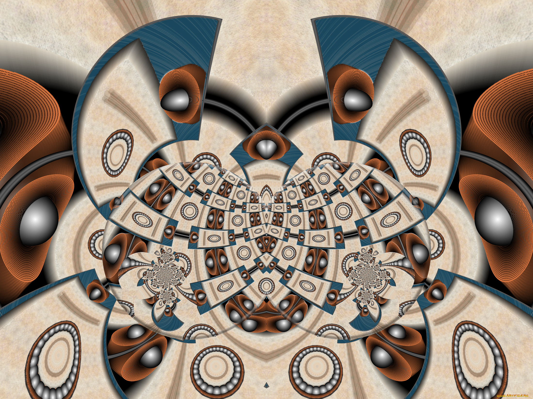 3д, графика, fractal, фракталы, фон, цвета, узор