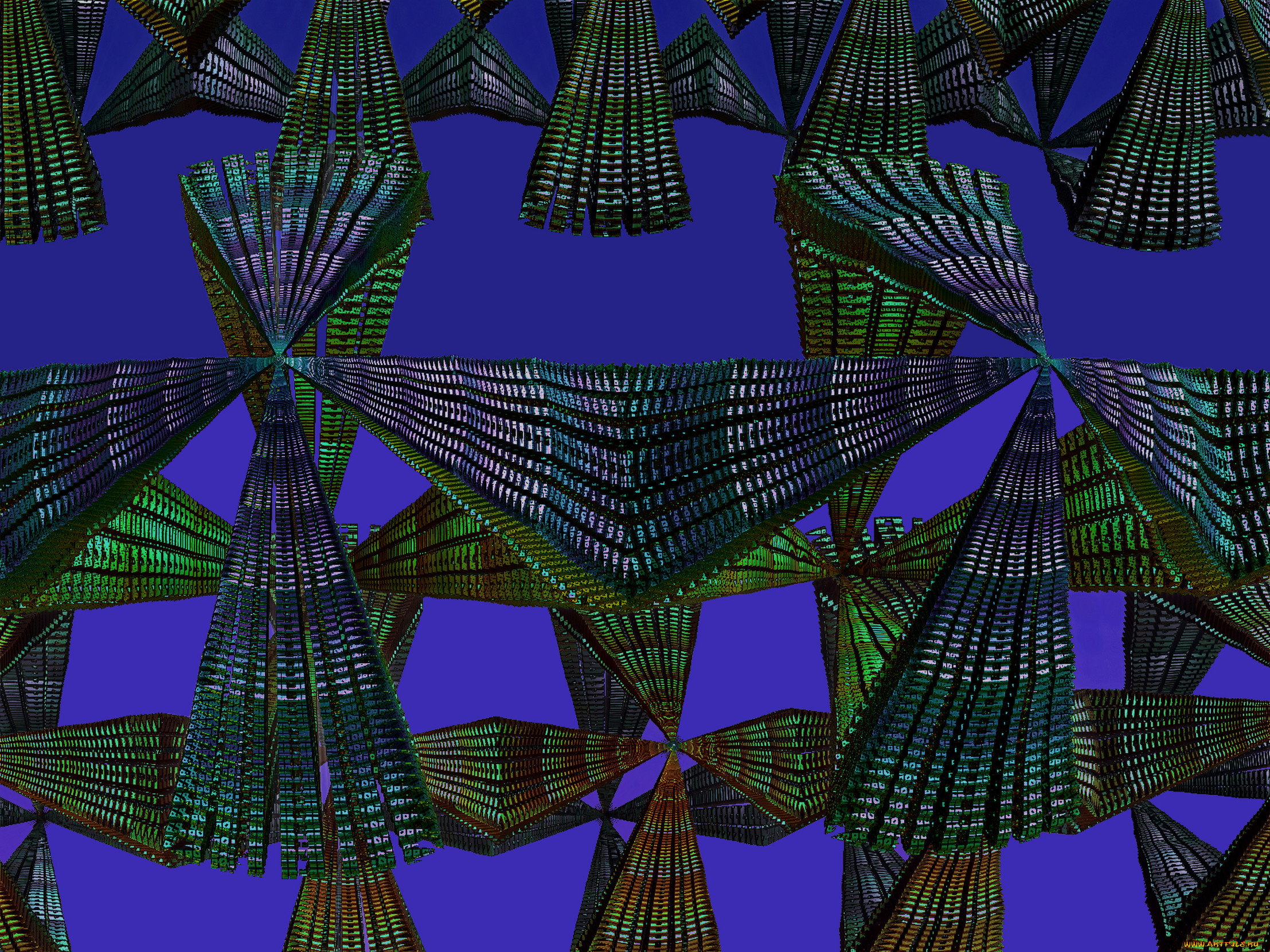 3д, графика, fractal, фракталы, фон, цвета, узор