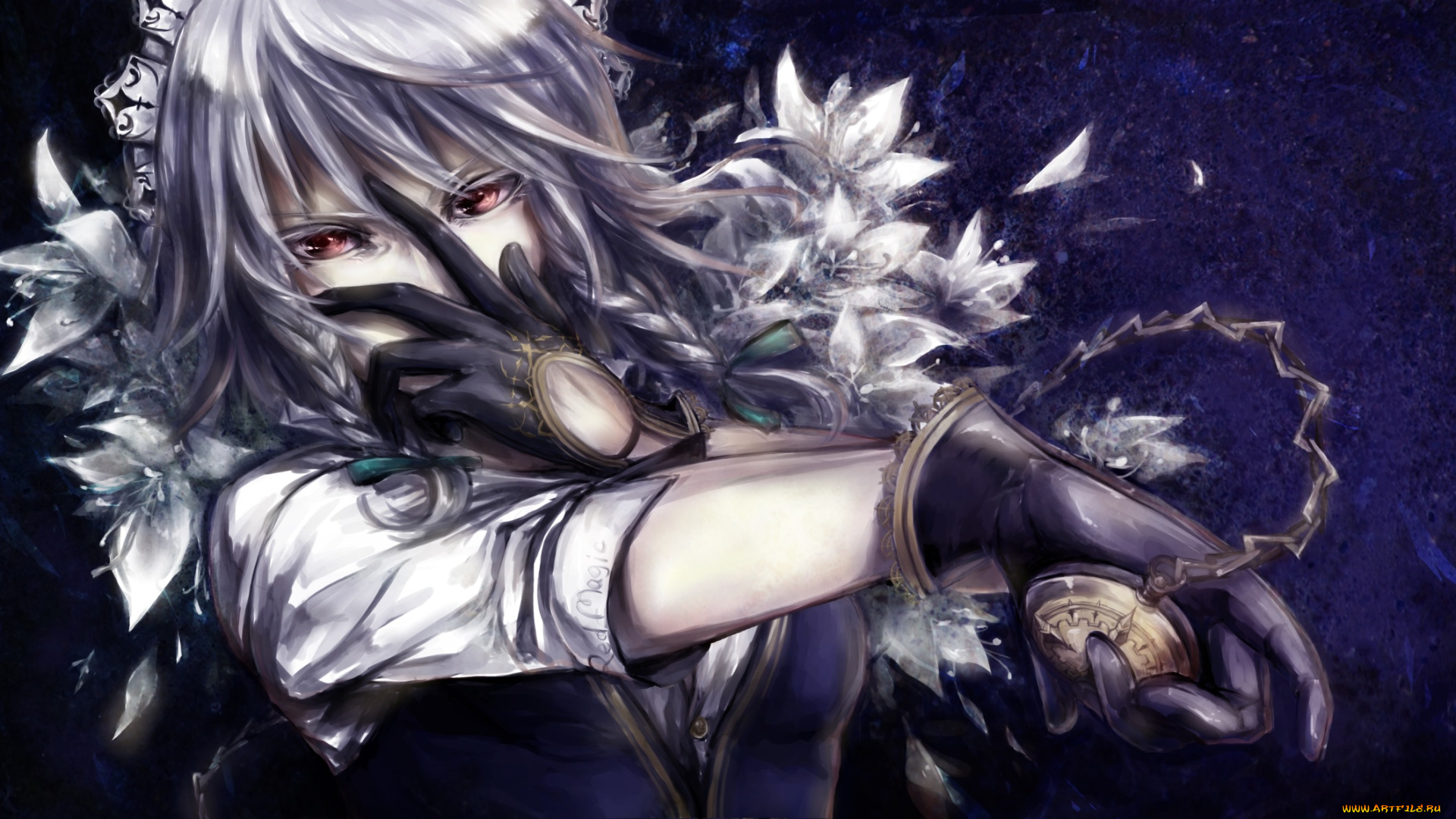 by, cham, аниме, touhou, izayoi, sakuya