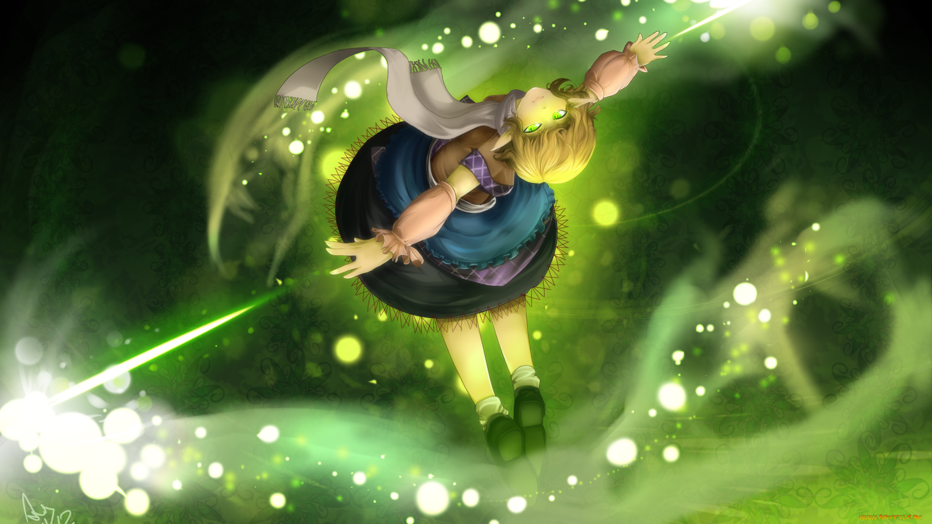 by, lohiaxel, аниме, touhou, mizuhashi, parsee