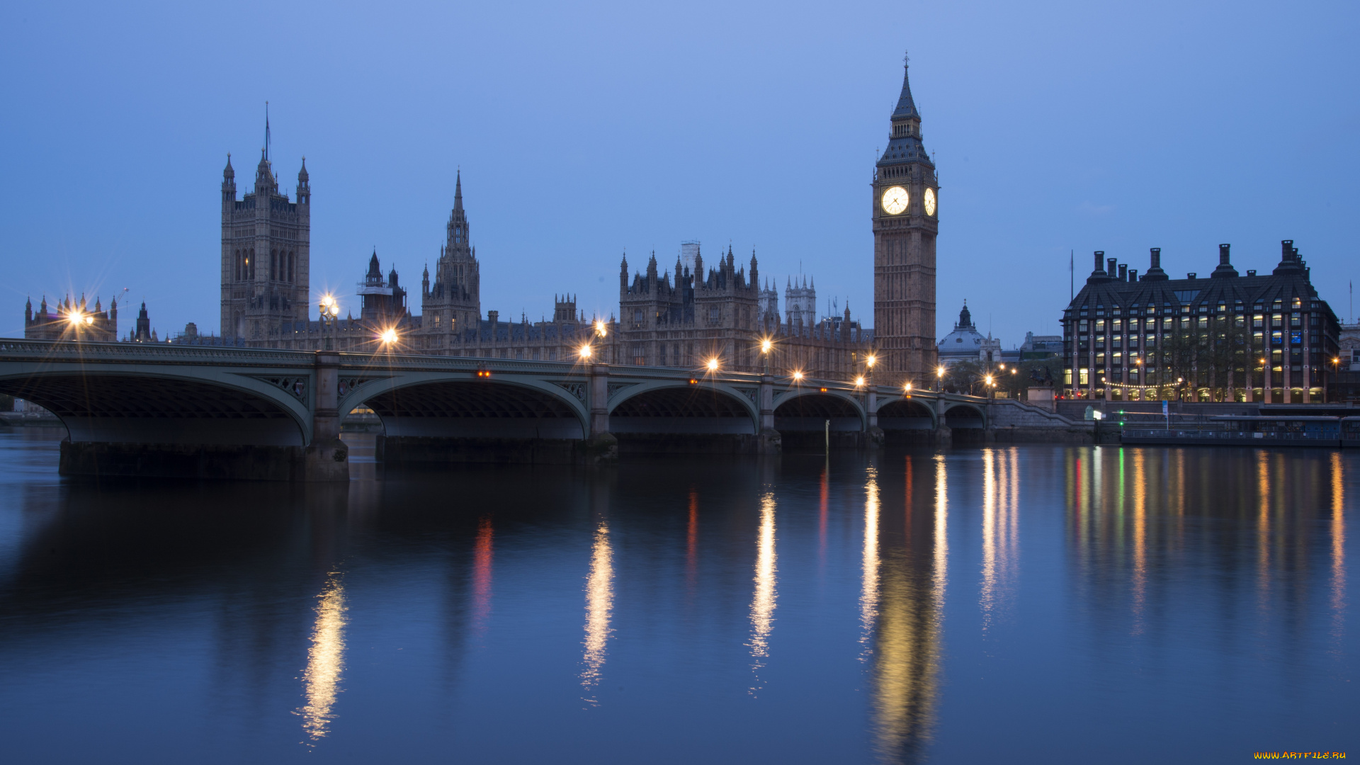 города, лондон, великобритания, сумерки, england, london, westminster