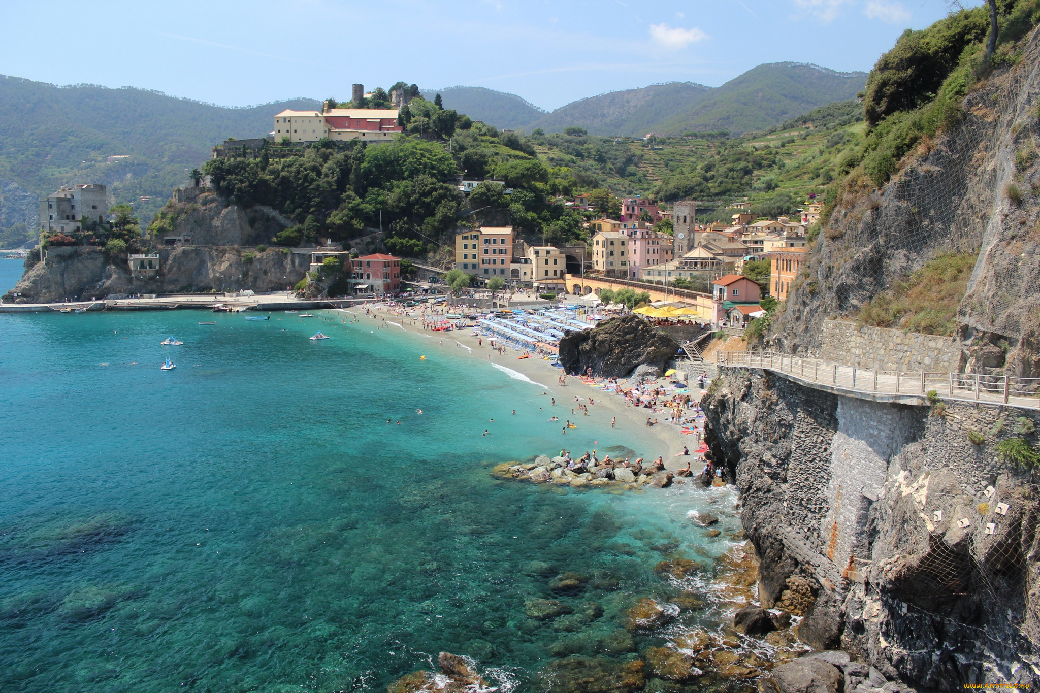 города, амальфийское, лигурийское, побережье, италия, пляж, Чинкве-терре, море, скалы, дома, горы, природа, пейзаж, монтероссо-аль-маре, italy