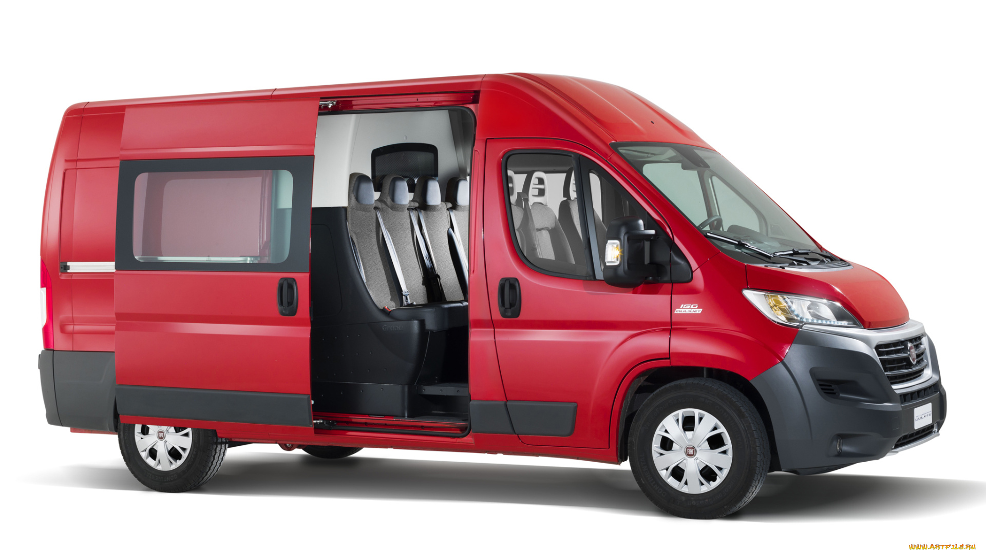 автомобили, fiat, красный, combi, ducato