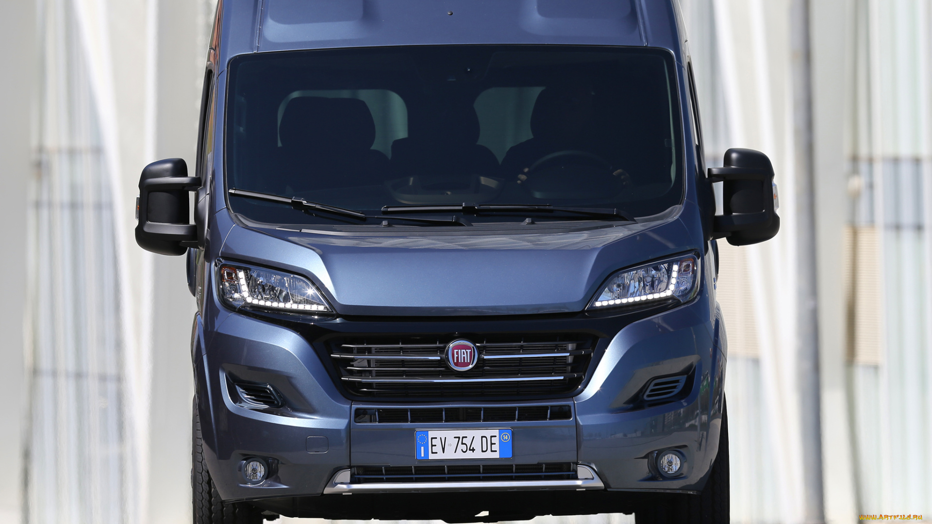 автомобили, fiat, синий, panorama, ducato
