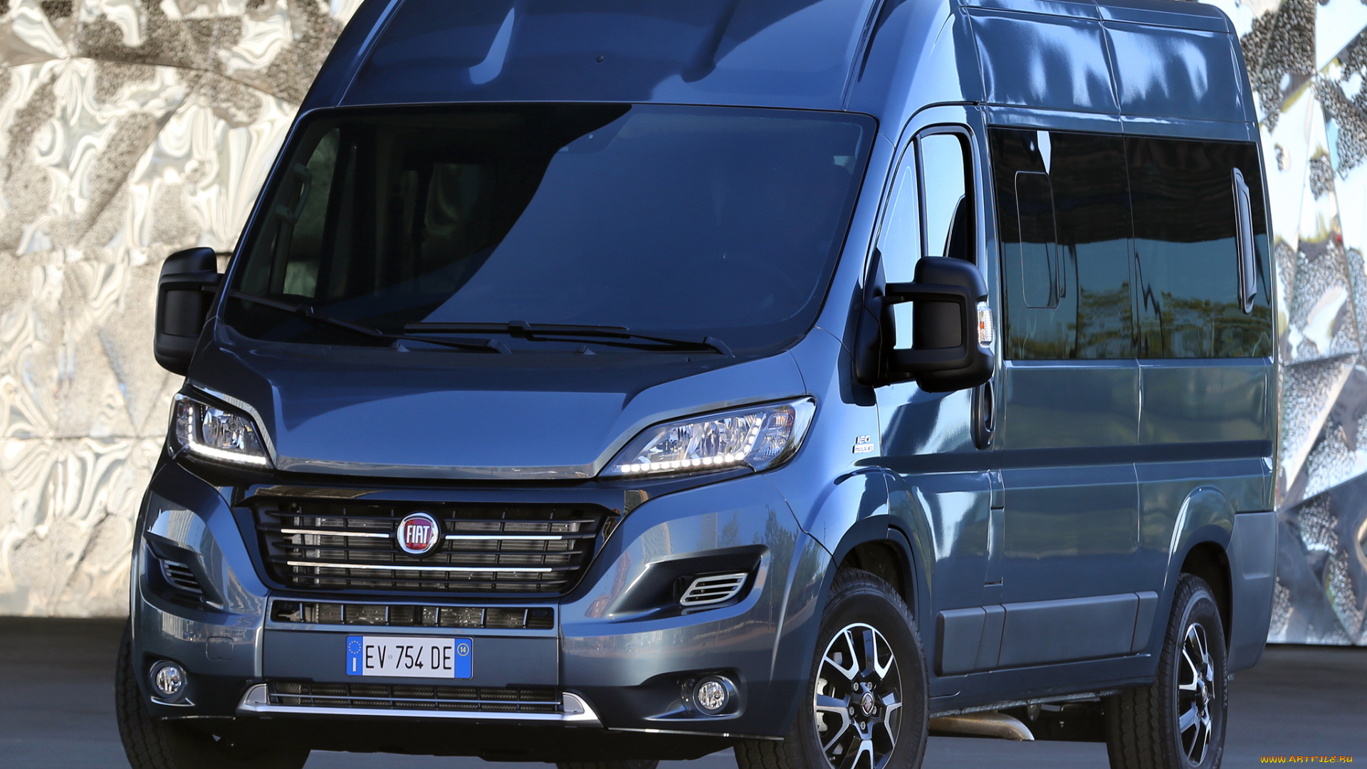 автомобили, fiat, синий, panorama, ducato