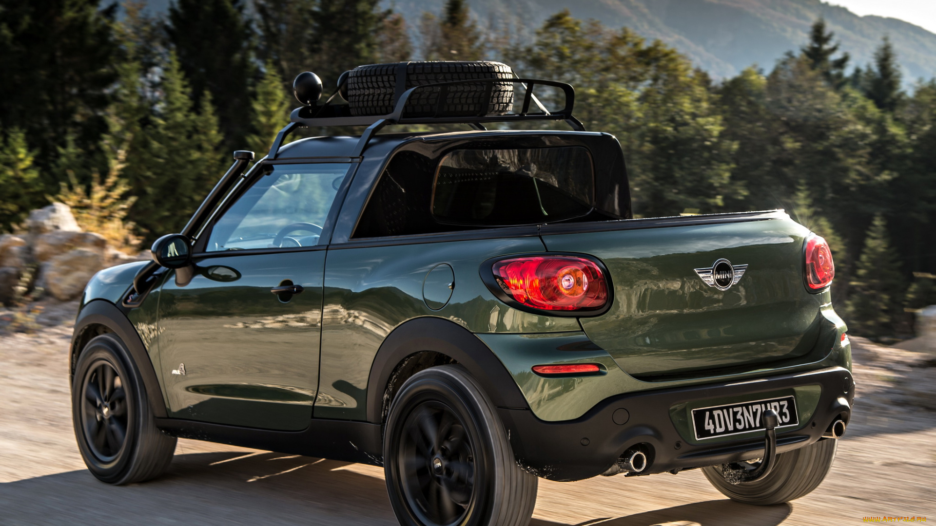 автомобили, mini, зеленый, 2014, r61, adventure, paceman