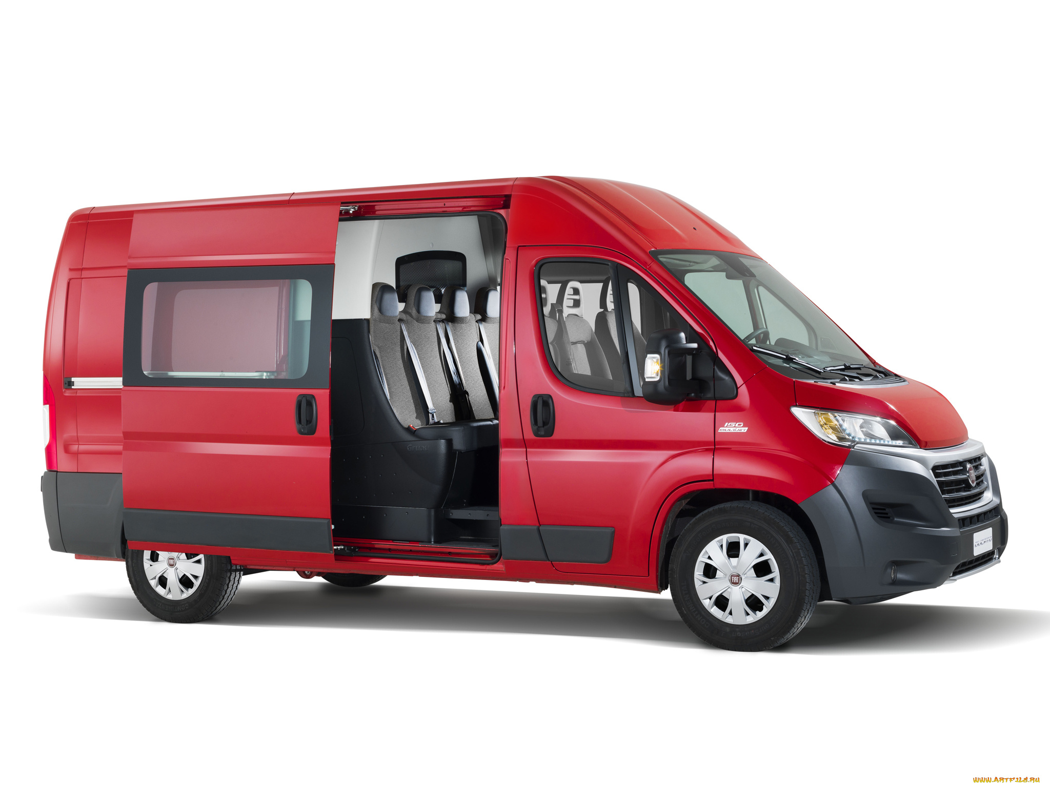 автомобили, fiat, красный, combi, ducato