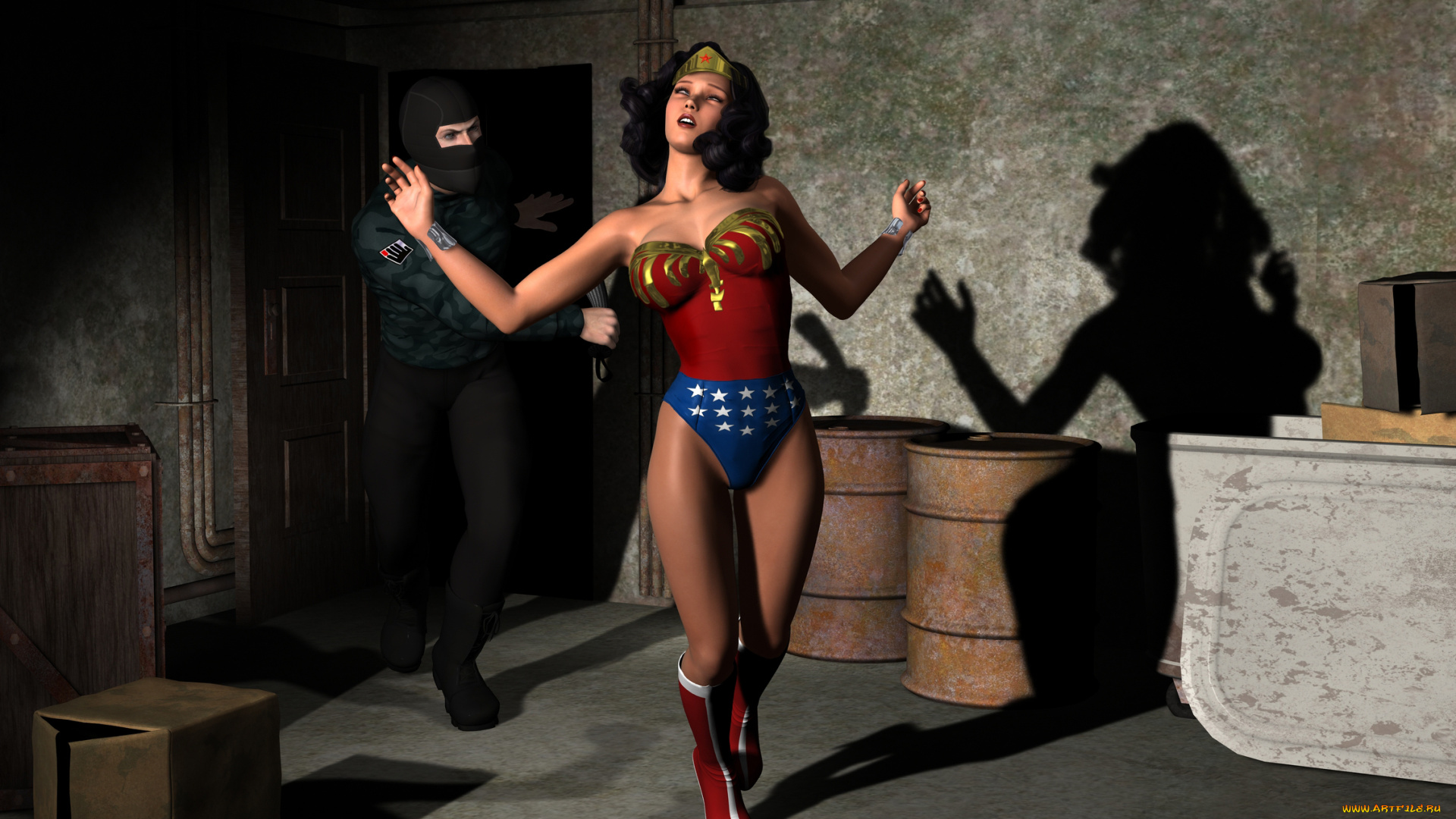 3д, графика, люди, , people, девушка, взгляд, фон