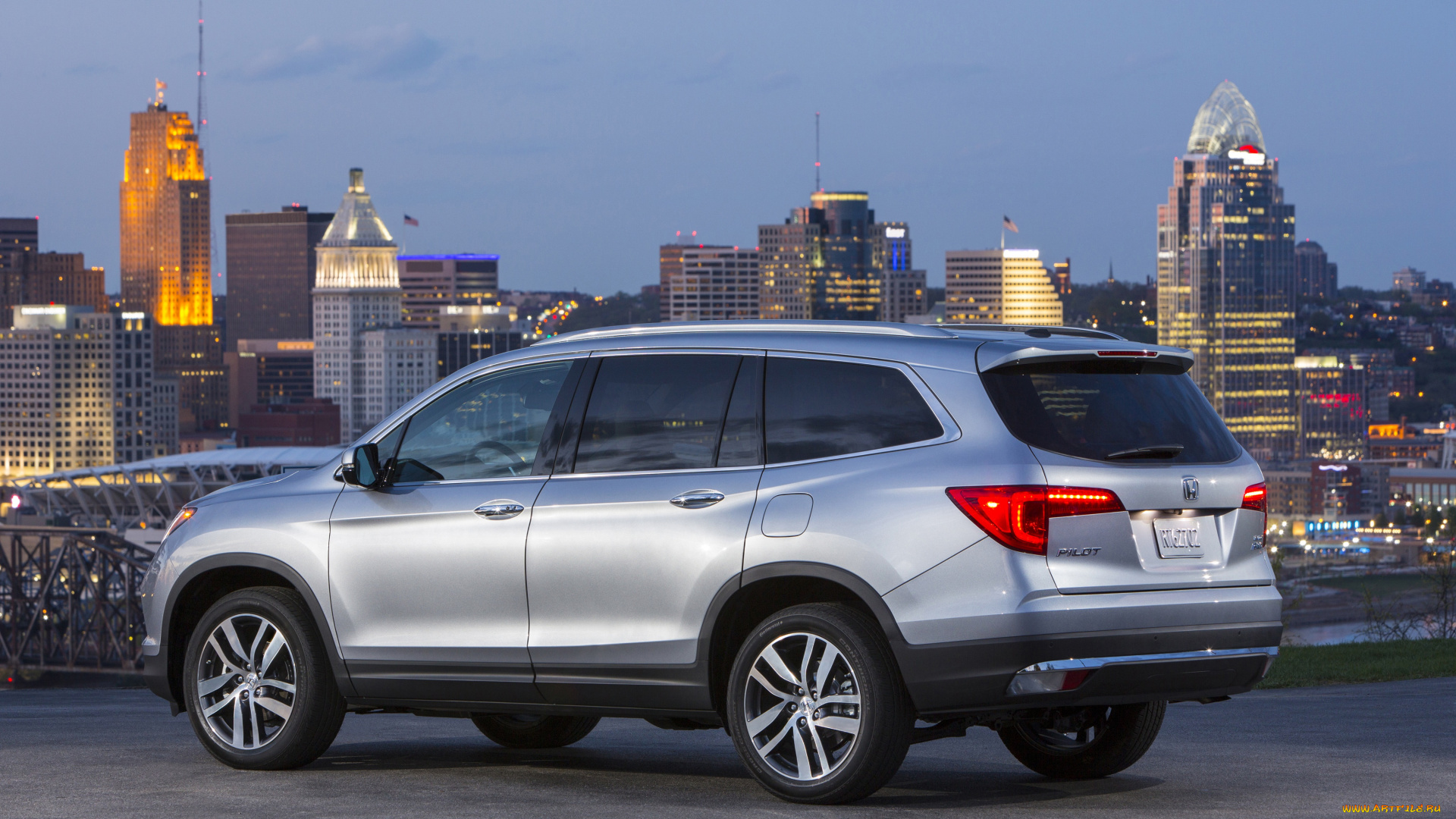 автомобили, honda, pilot, 2016, г