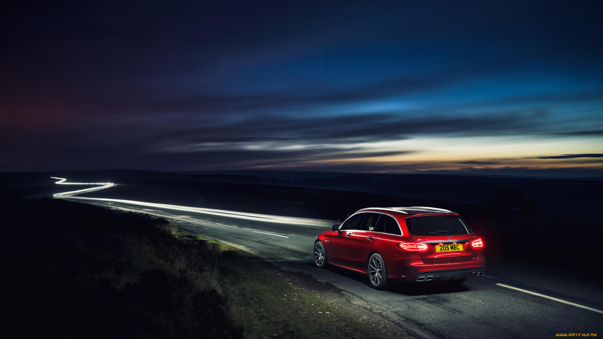 автомобили, mercedes-benz, mercedes-amg, c, 63, estate, uk-spec, s205, 2015г, красный