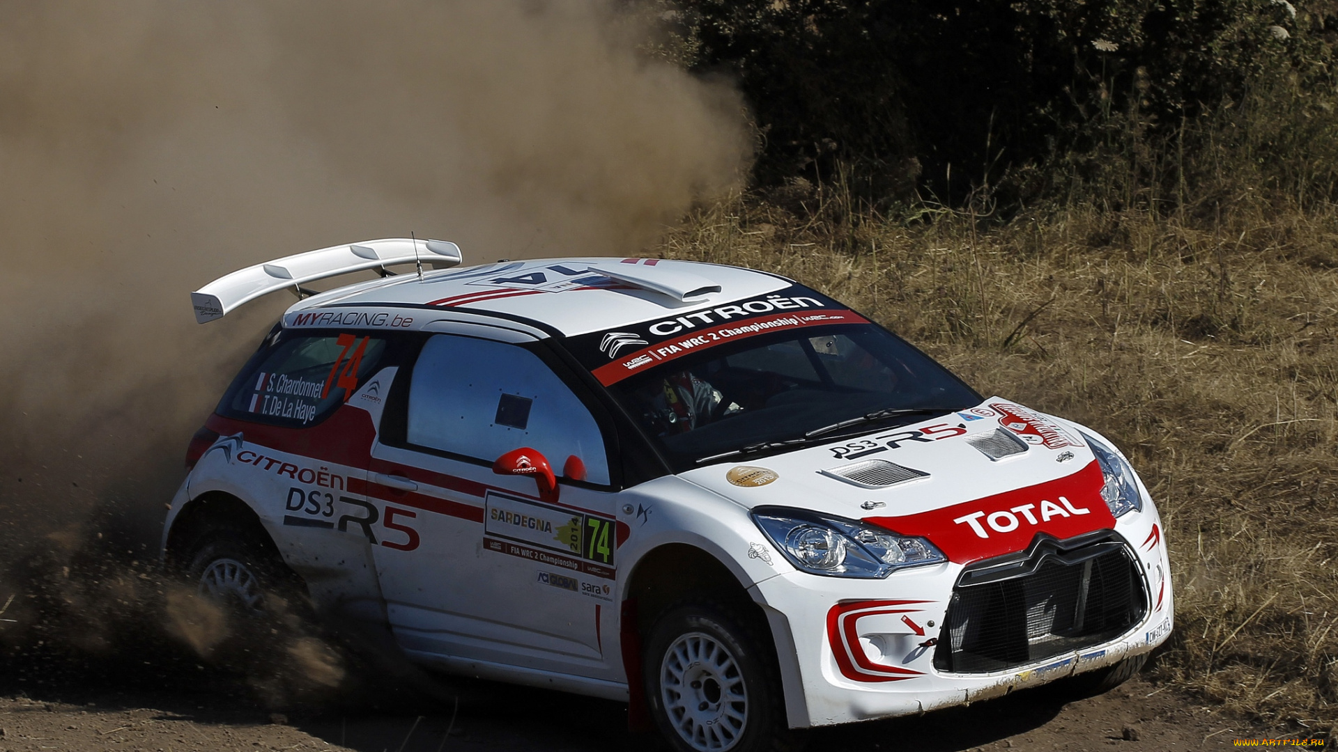 спорт, авторалли, citroеn, ds3, r5, 2013г, гонки, пыль