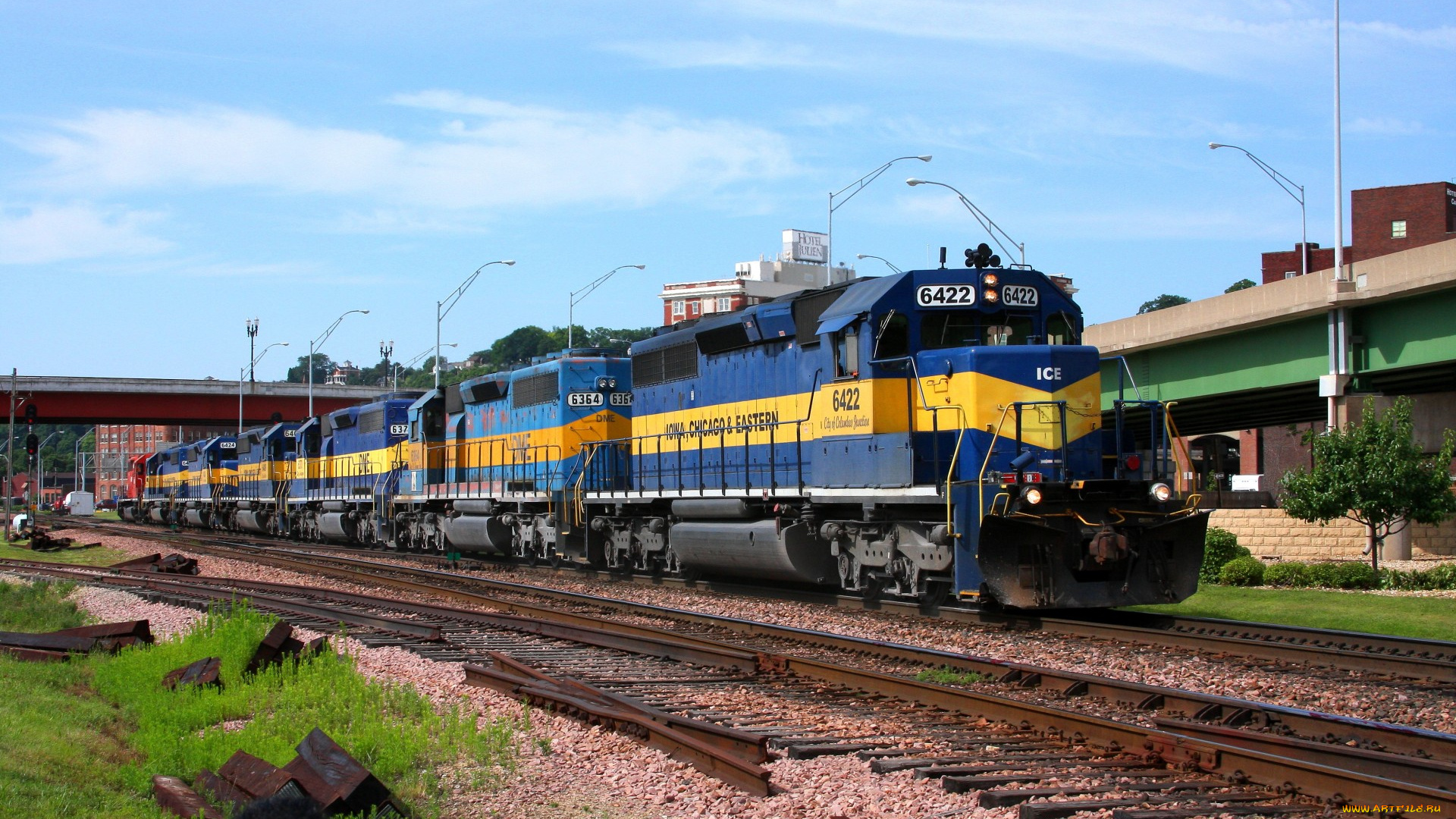 техника, поезда, дорога, железная, состав, локомотив, рельсы