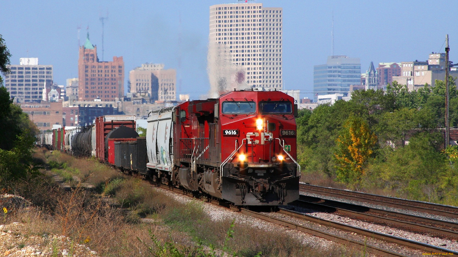 техника, поезда, состав, локомотив, рельсы, дорога, железная
