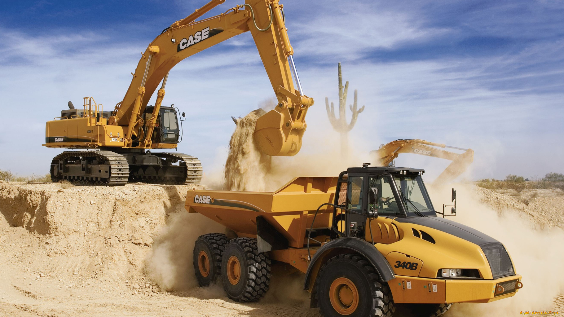 техника, строительная, техника, case, 340b