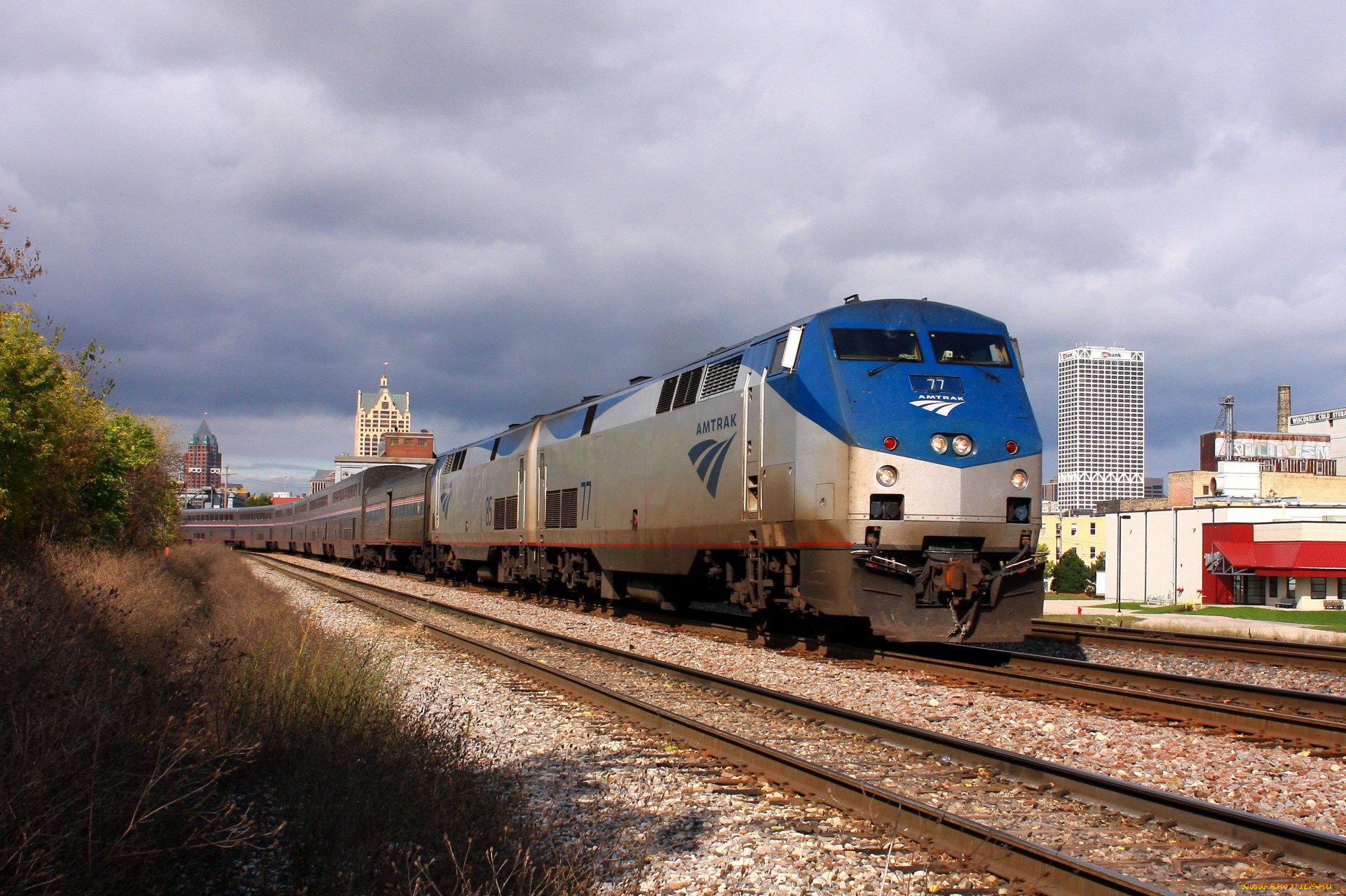 техника, поезда, дорога, железная, состав, локомотив, рельсы