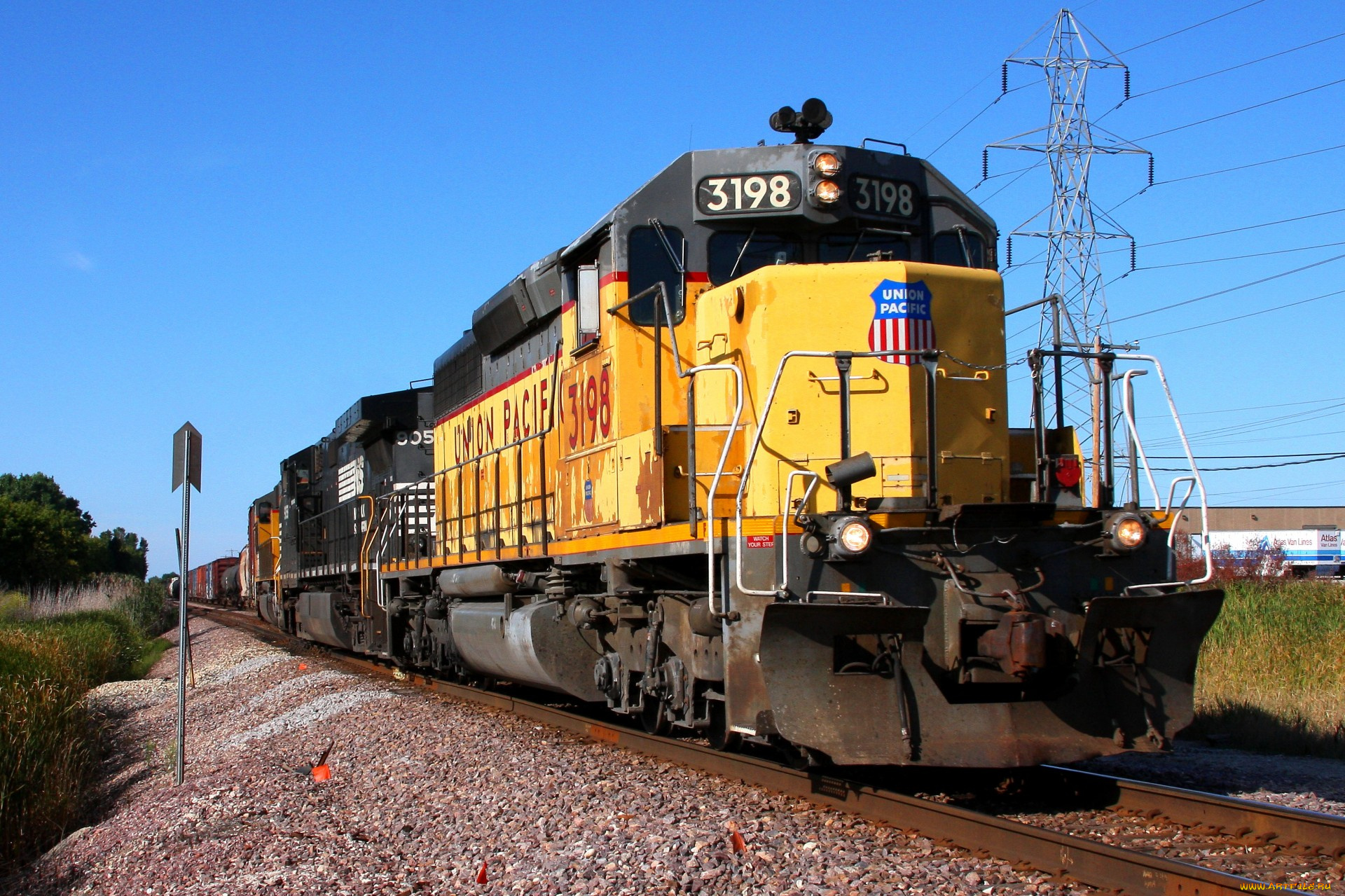 техника, поезда, локомотив, дорога, железная, рельсы, состав