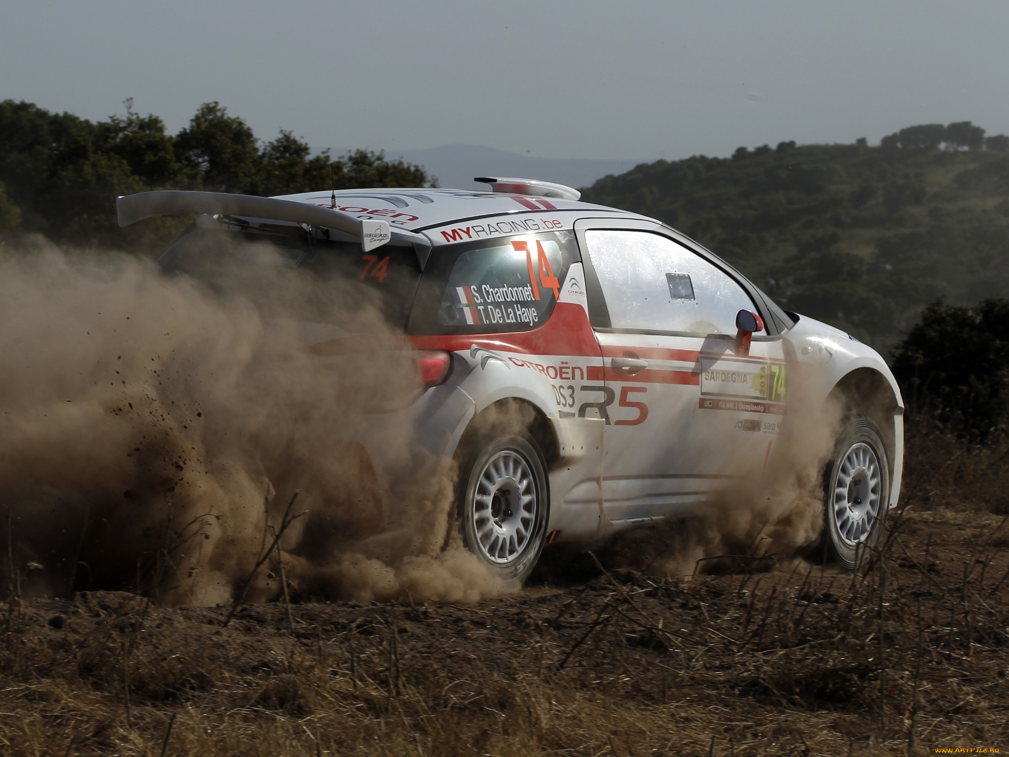 спорт, авторалли, citroеn, ds3, r5, 2013г, гонки, пыль