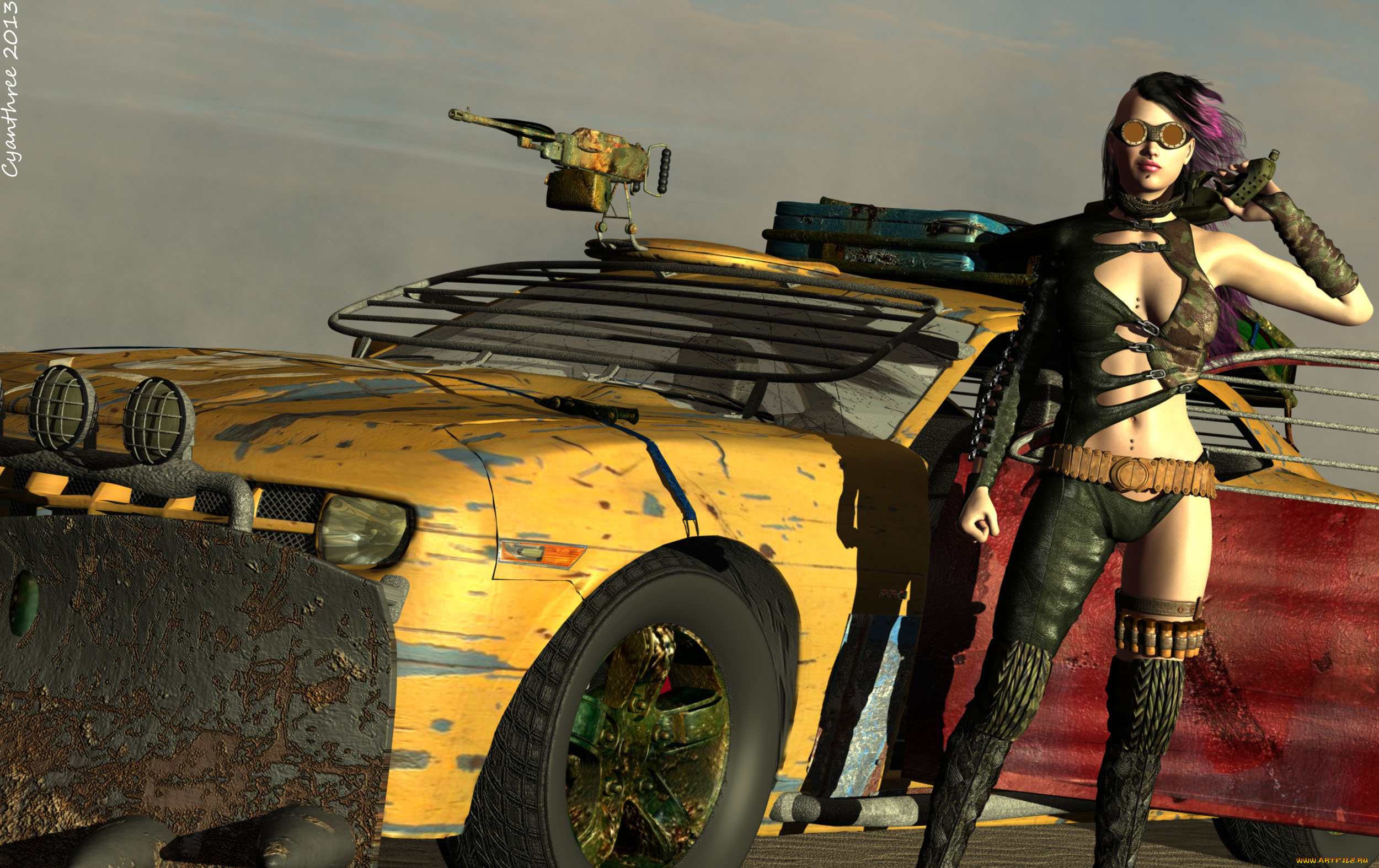 3д, графика, фантазия, , fantasy, взгляд, девушка, фон, оружие