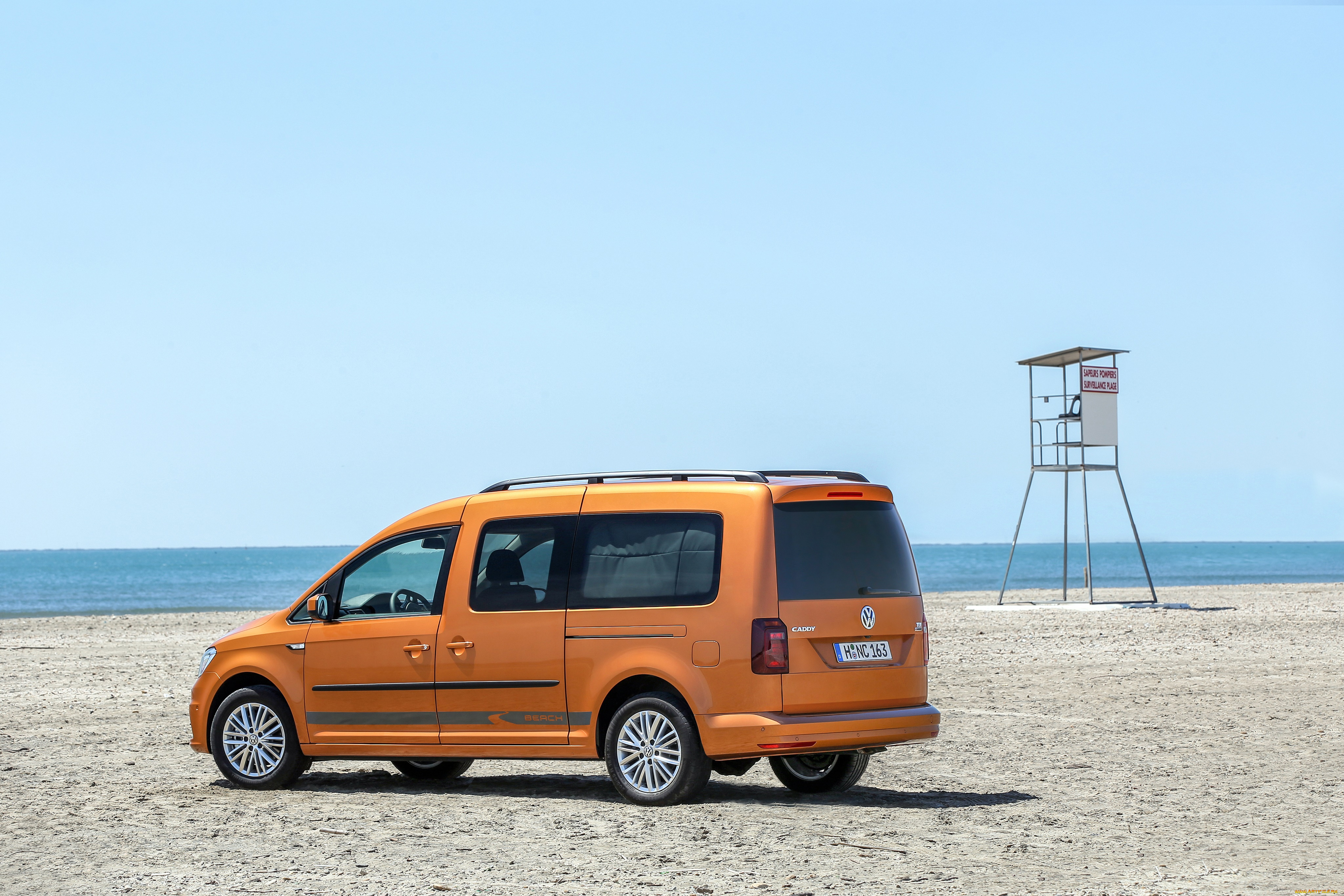 автомобили, volkswagen, caddy, 2015г, 4motion, maxi, beach