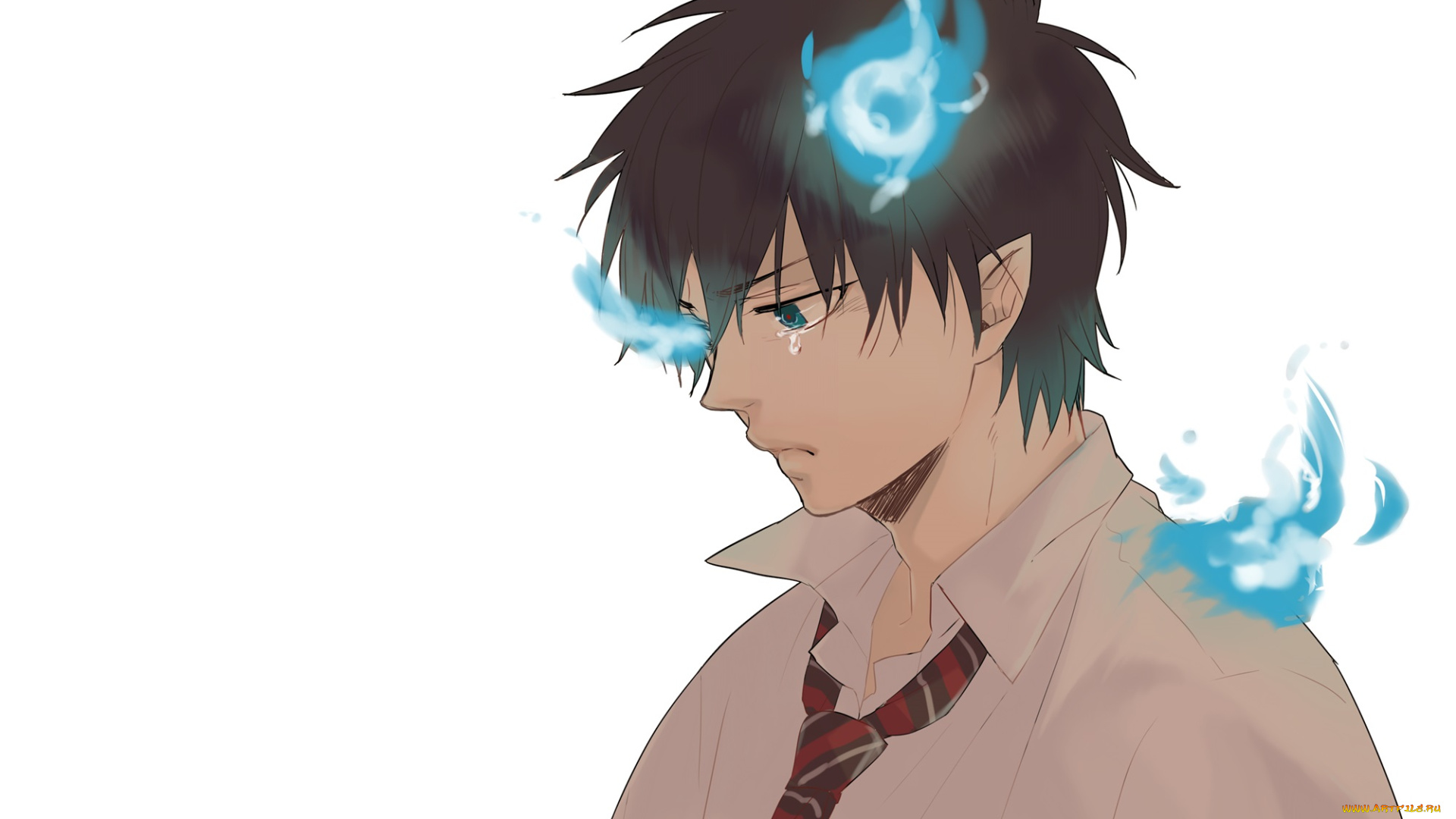 аниме, ao, no, exorcist, рин