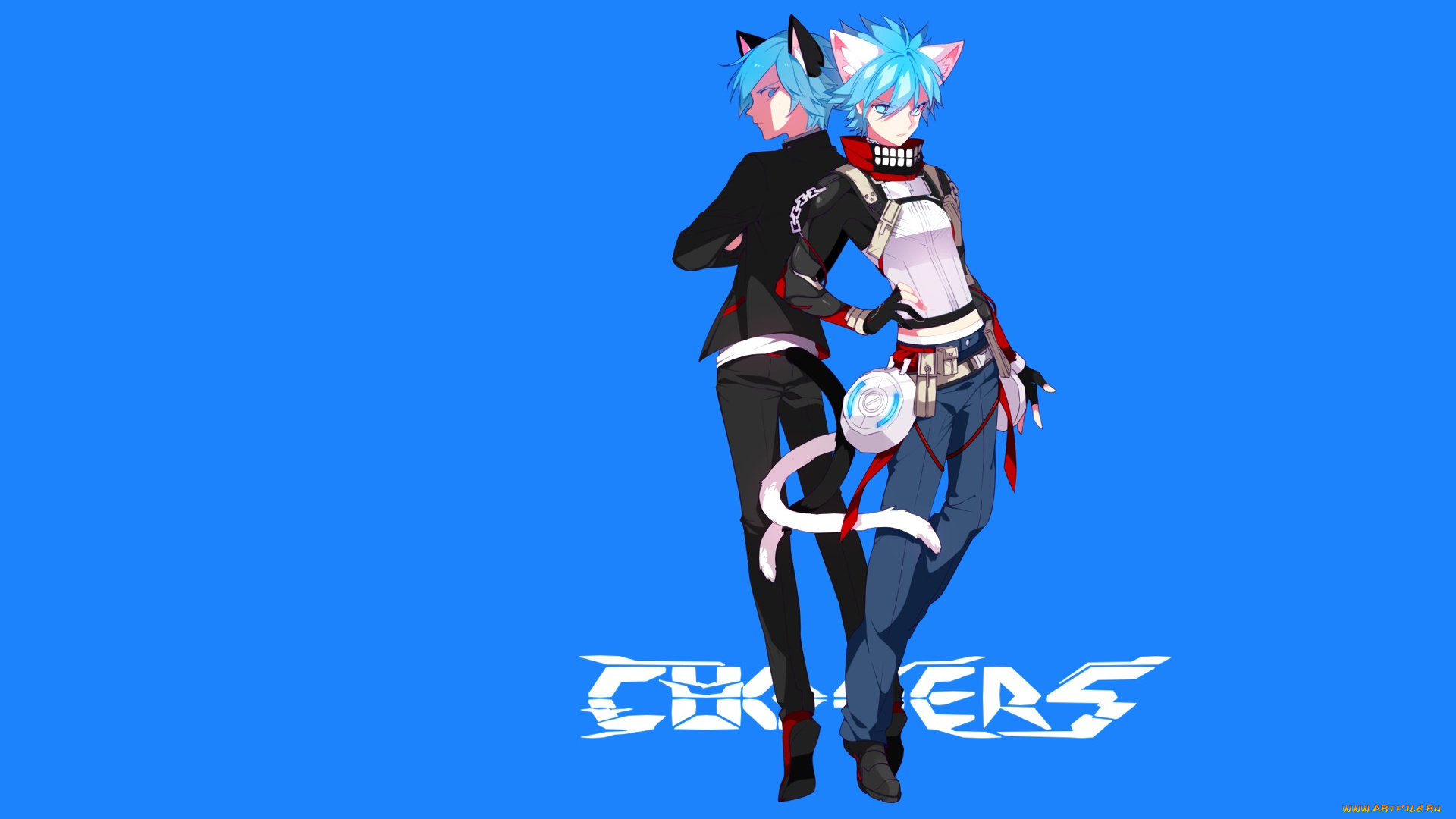 аниме, closers, парни
