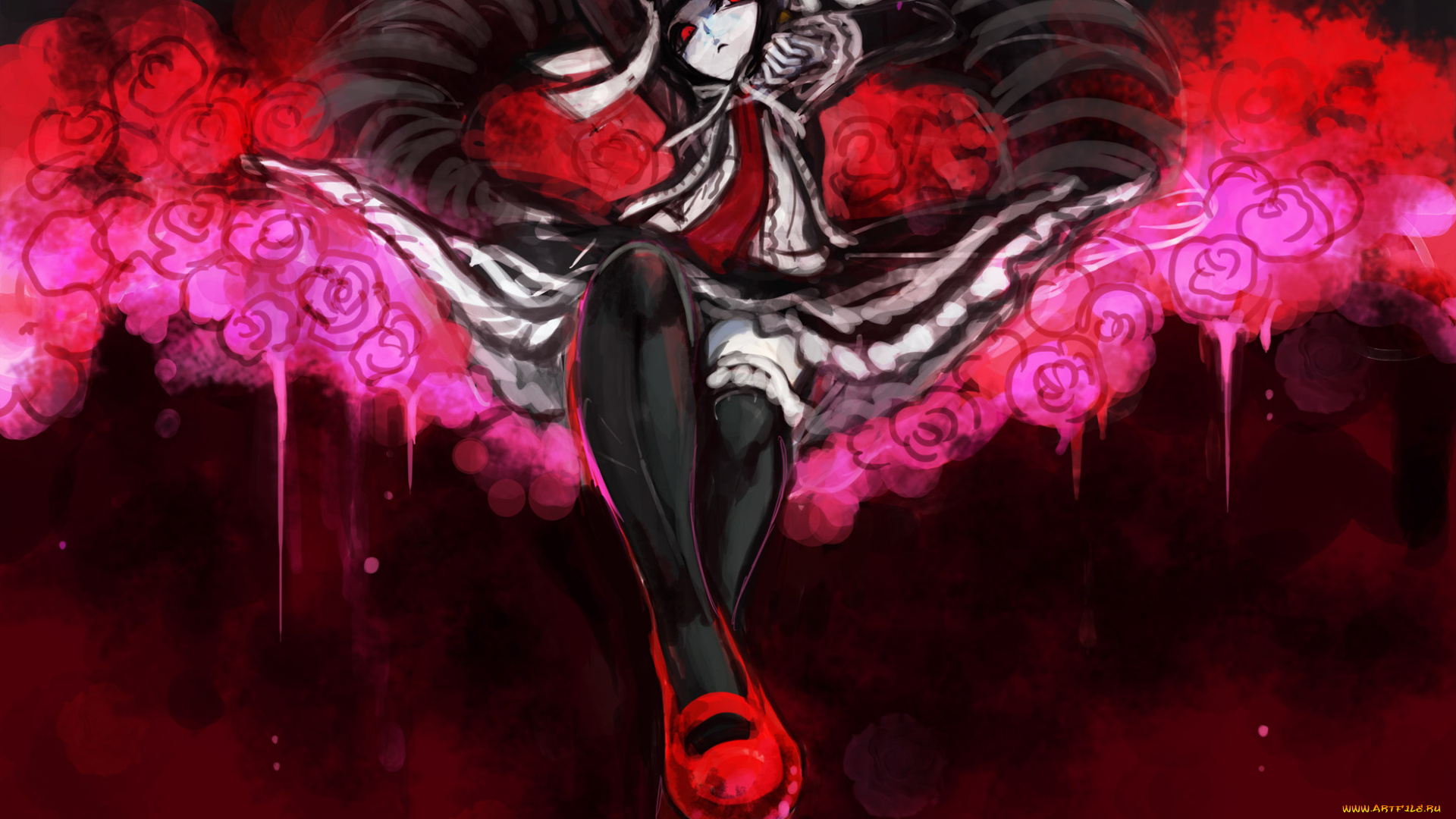 аниме, danganronpa, девушка