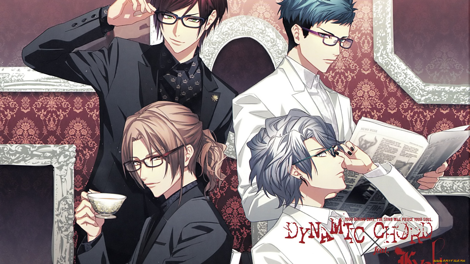 аниме, dynamic, chord, группа, парни