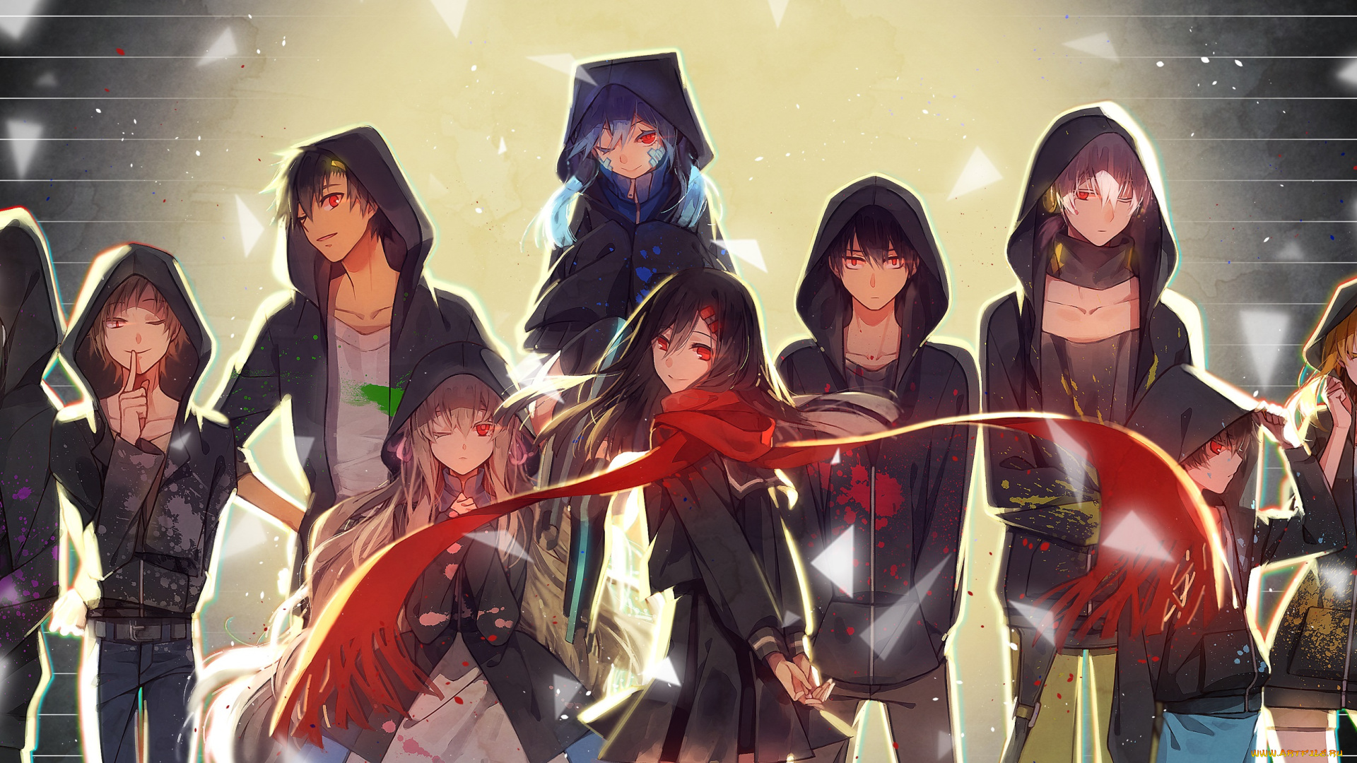 аниме, kagerou, project, kagerou, project, mekakucity, actors