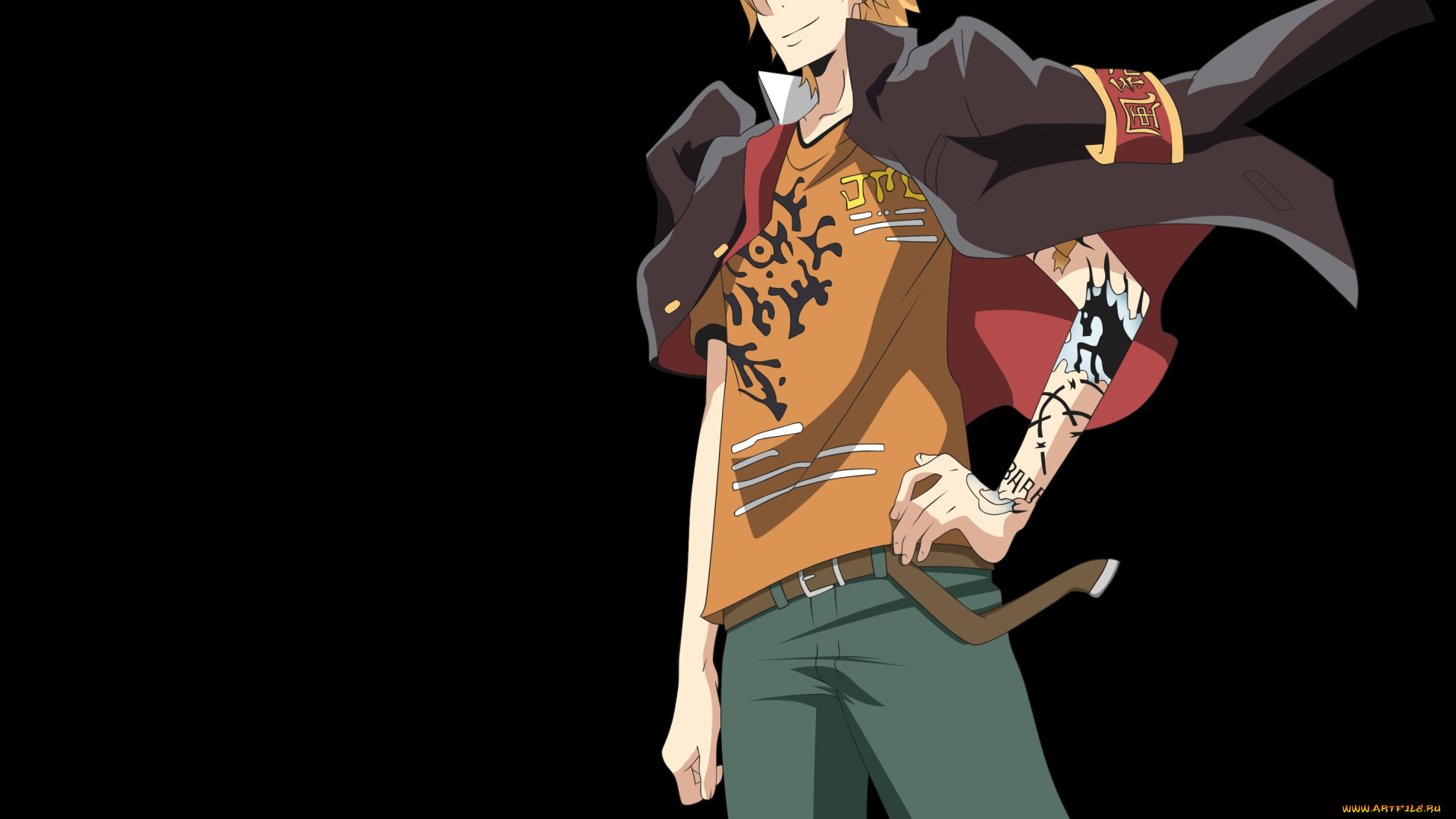 аниме, katekyo, hitman, reborn, парень